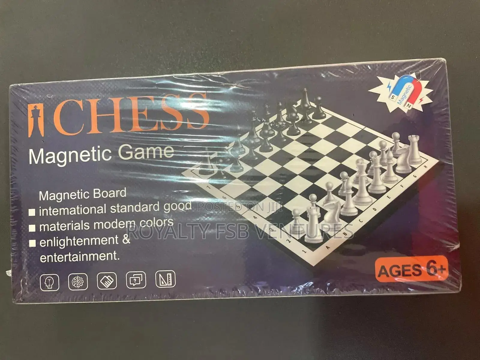 Children Magnetic Chess Board