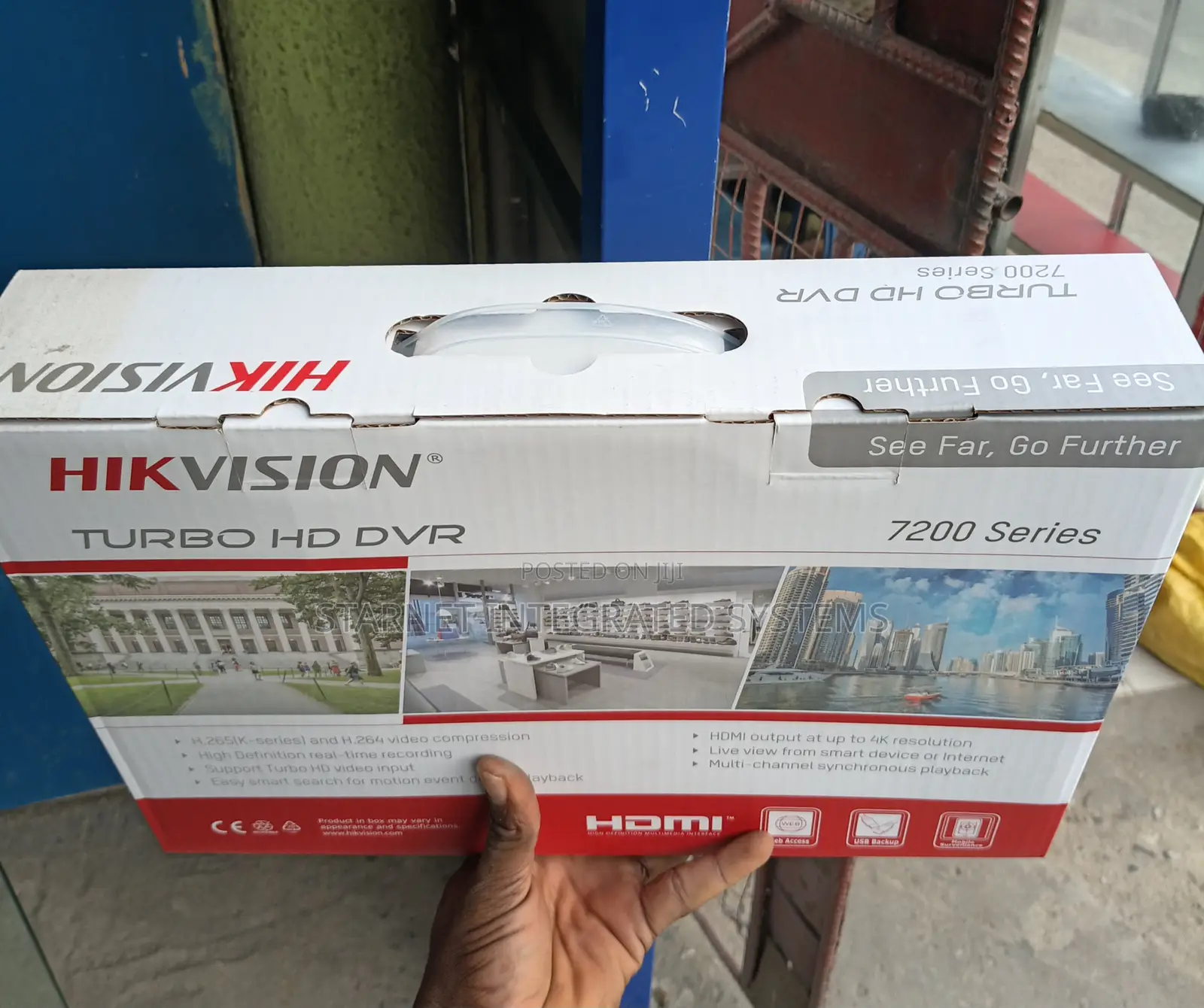 Hikvision 4channel DVR 1080p H265 With Hdmi Lan Port for Remote View