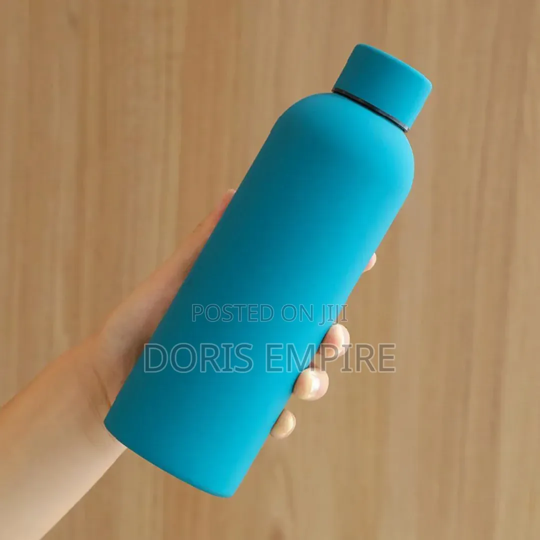Soft Touch 500ml Stainless Steel Double Wall Vacuum Flask Rubber.
