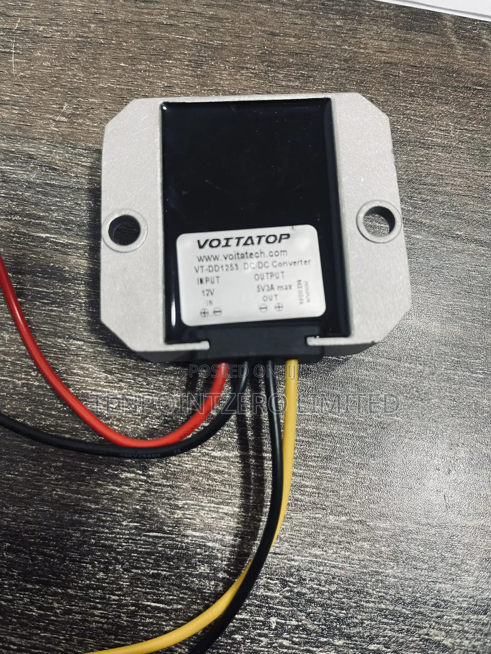 Voitatop 12v to 5v 3a Waterproof Converter