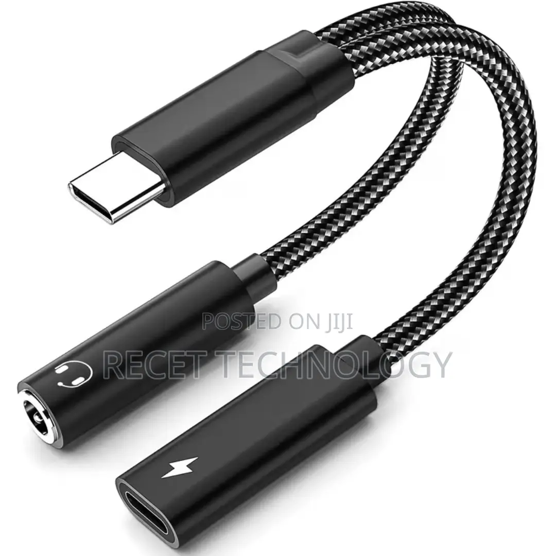 Usb C to 3.5mm Headphone and Charger Adapter