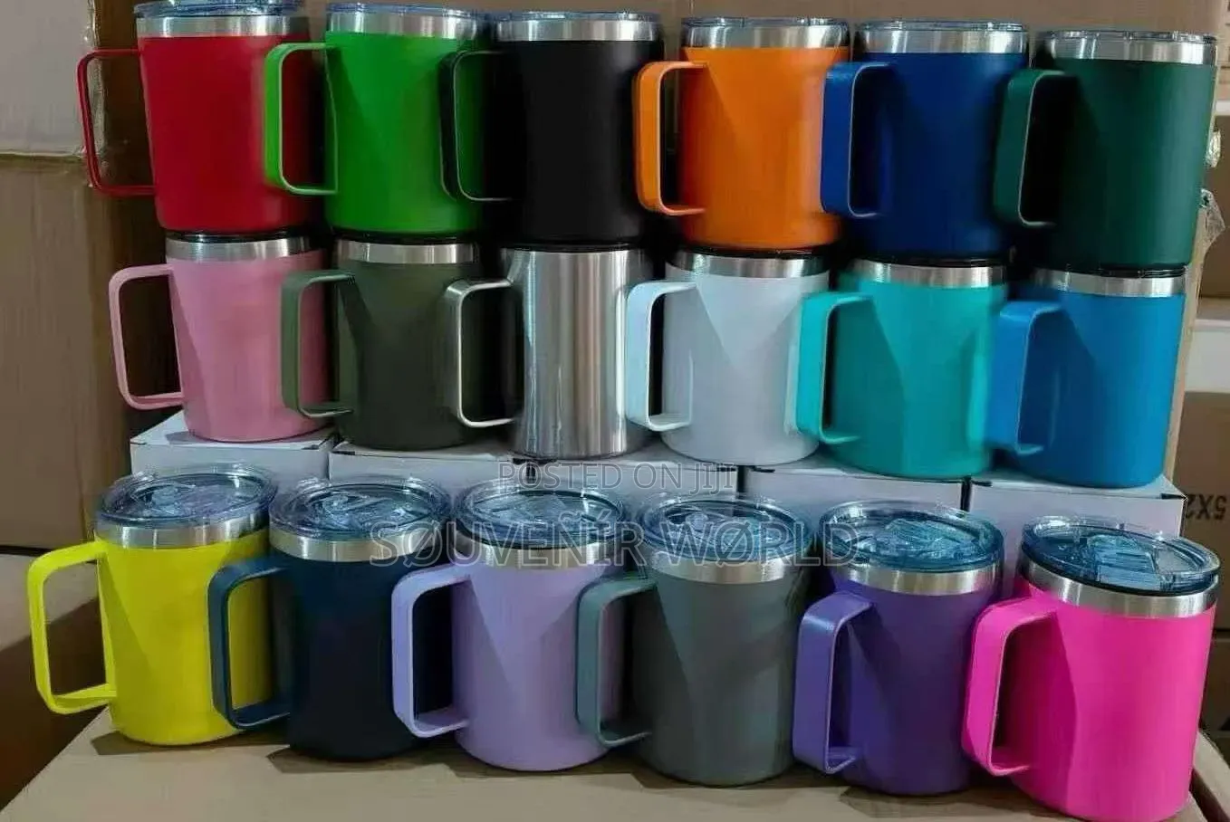 14oz(400mls) Thermal Mug. Keeps Hot and Cold.