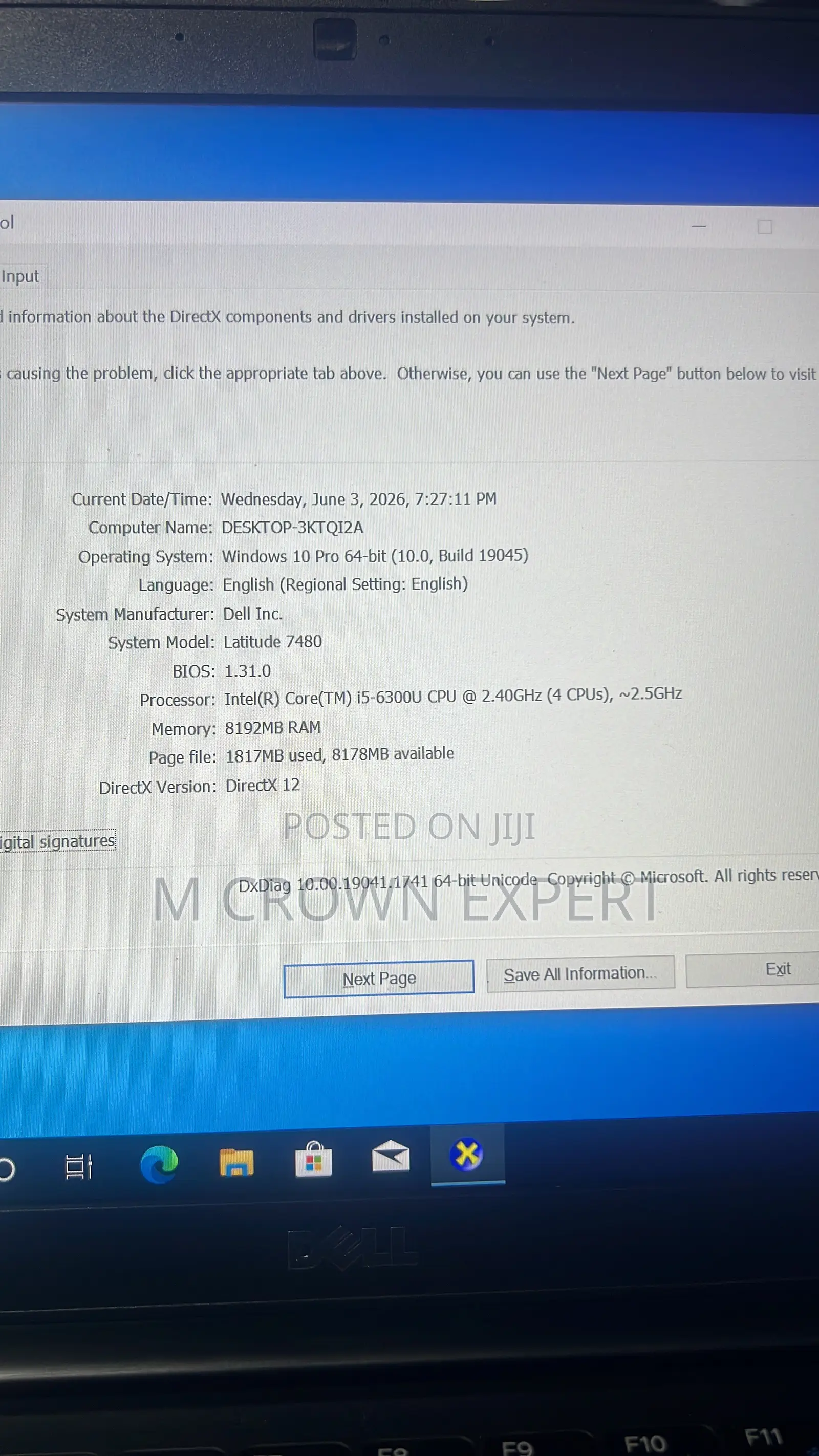 Laptop Dell Latitude 7480 8GB Intel Core i5 SSD 256GB