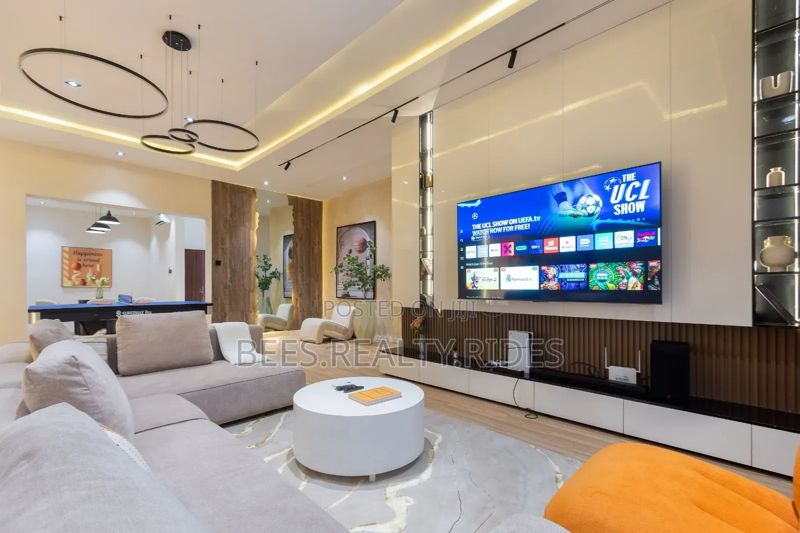 New 3 Bedroom With a Ps5, Pool, Snooker/ Tennis Board, 2 Balconies