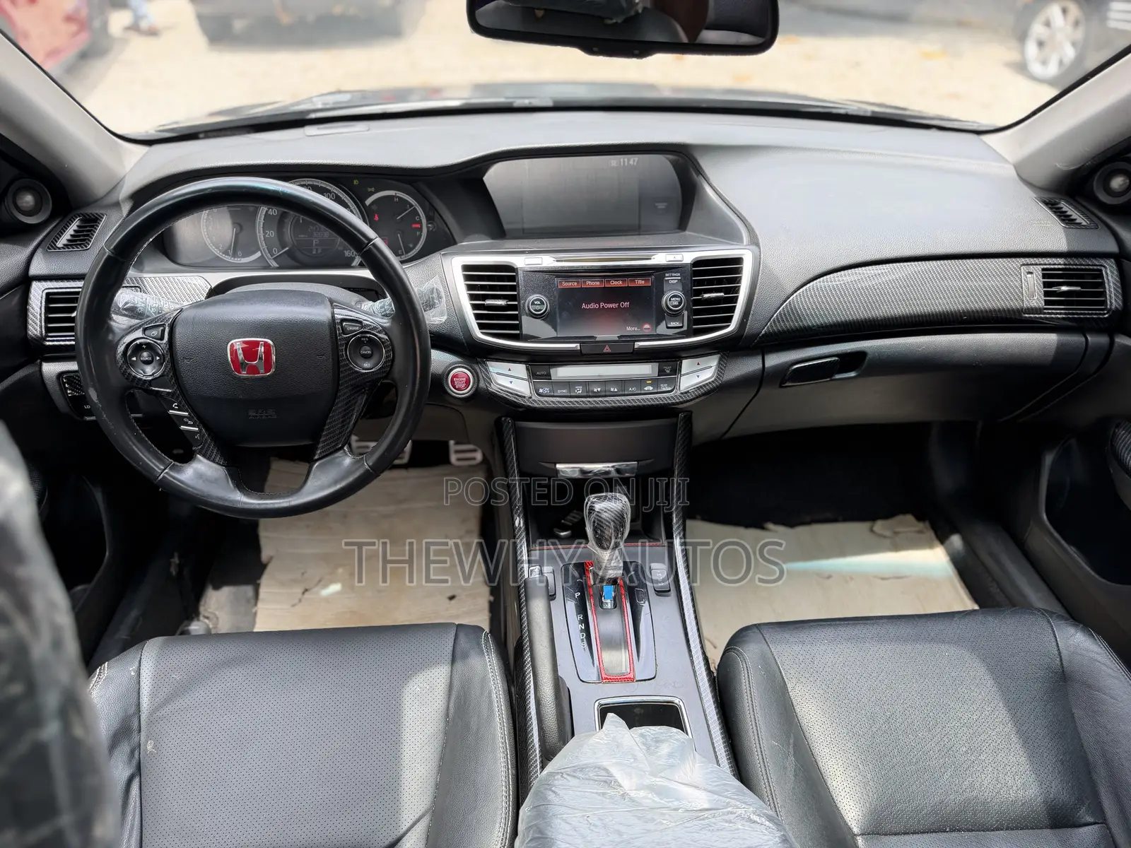 Honda Accord EX-L V-6 4dr Sedan (3.5L 6cyl 6A) 2015 Black
