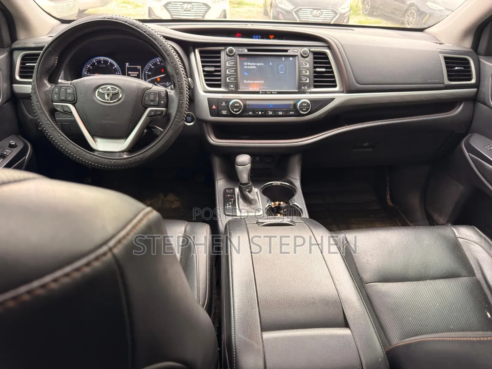 Toyota Highlander Limited 4x4 V6 (3.5L 6cyl 8A) 2017 White