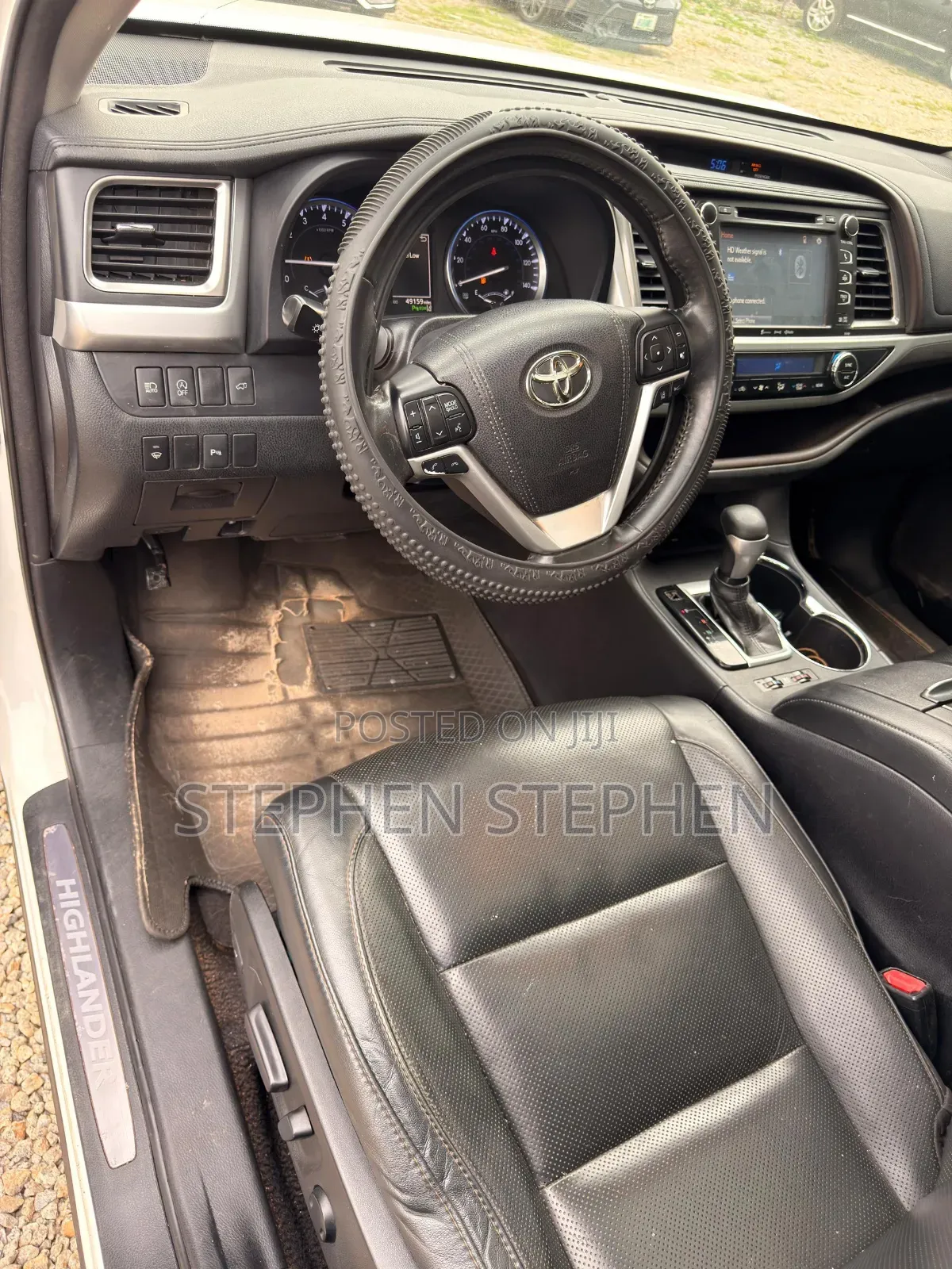 Toyota Highlander Limited 4x4 V6 (3.5L 6cyl 8A) 2017 White