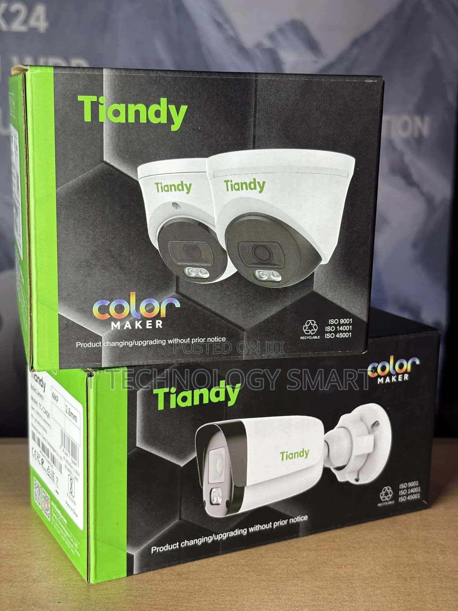 Tiandy 4mp Ultra-Clear Resolution See Clear Colors Even at Night