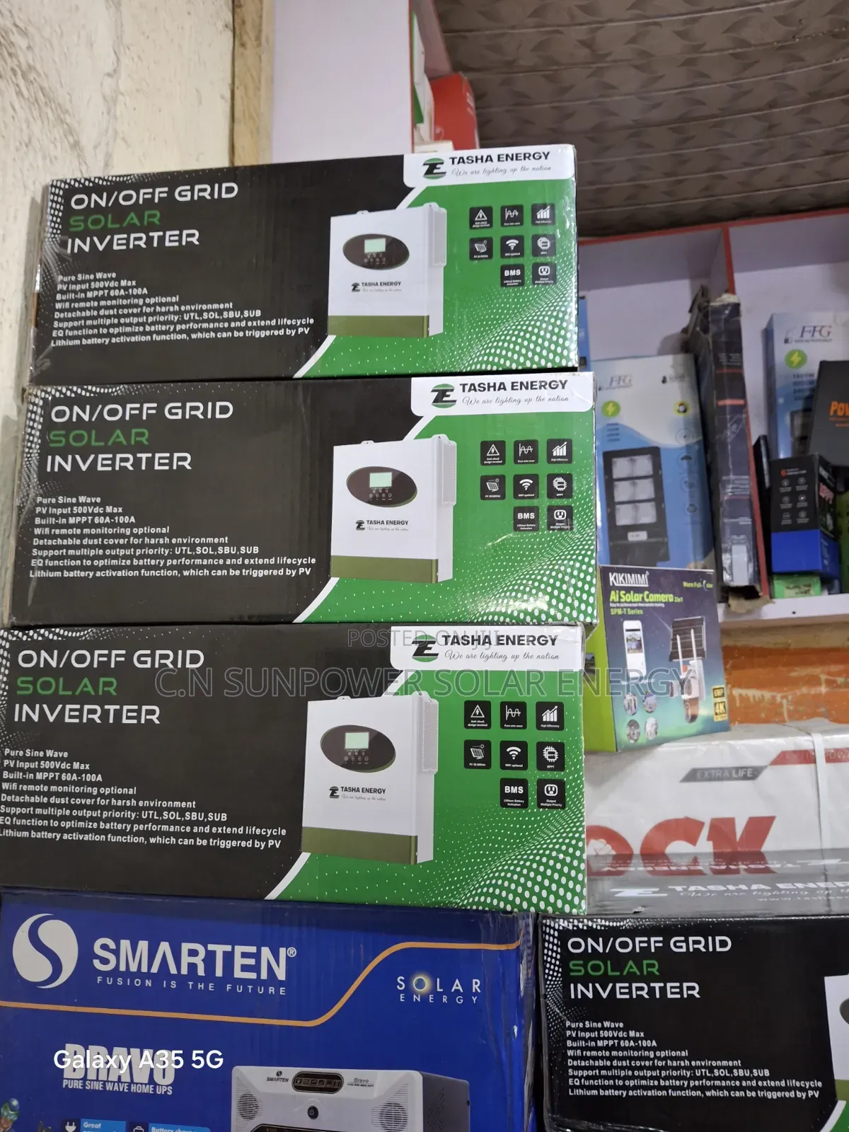 1.5kva/12v Tasha Energy Hybrid Inverter