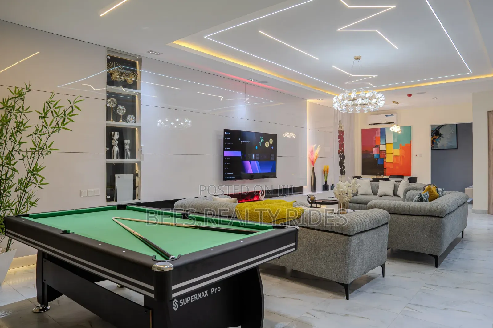 City View 3 Bedroom With a Ps5, Snooker/Tennis Table, Pool Gym