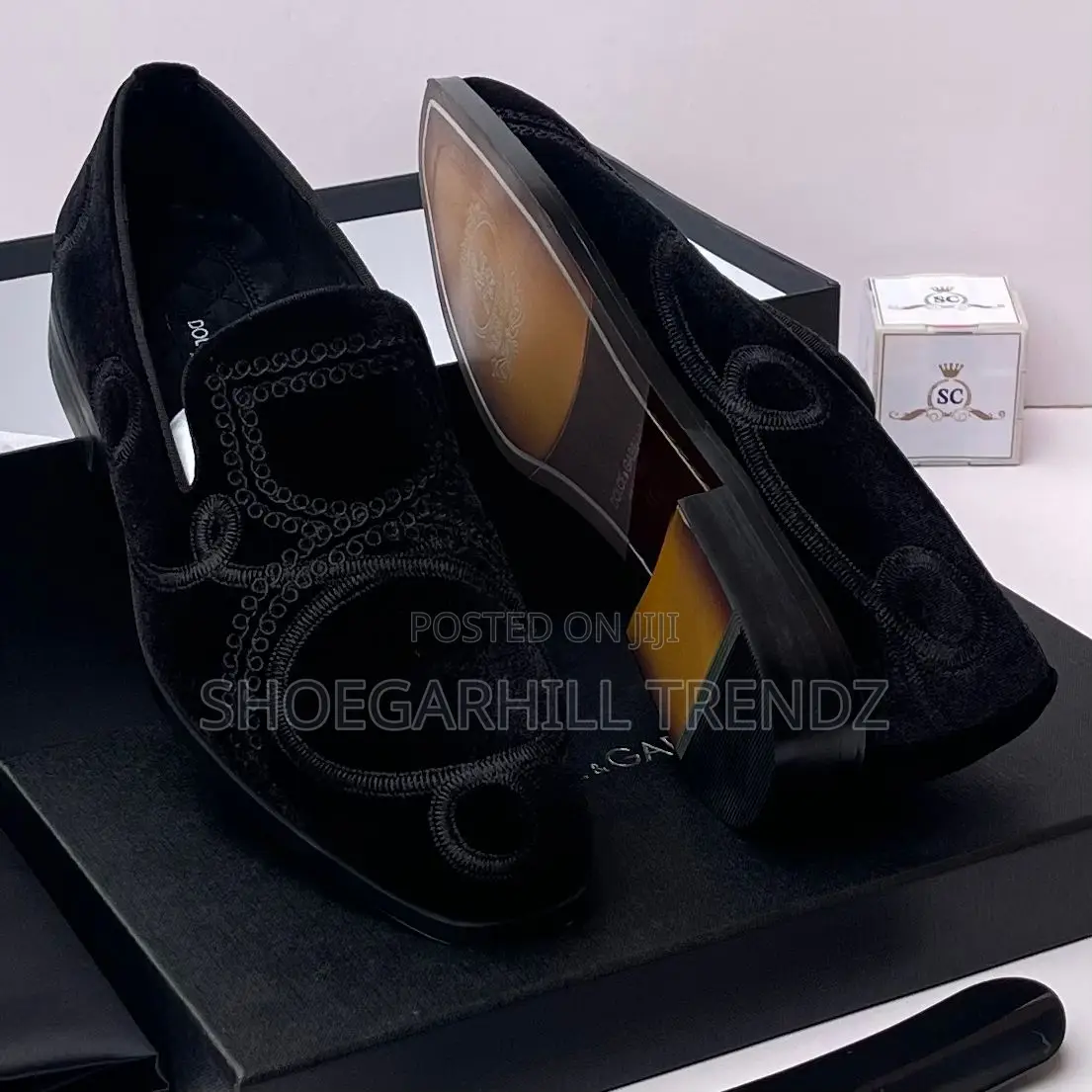 D G Premium Suede Loafers for Men – Luxury Design