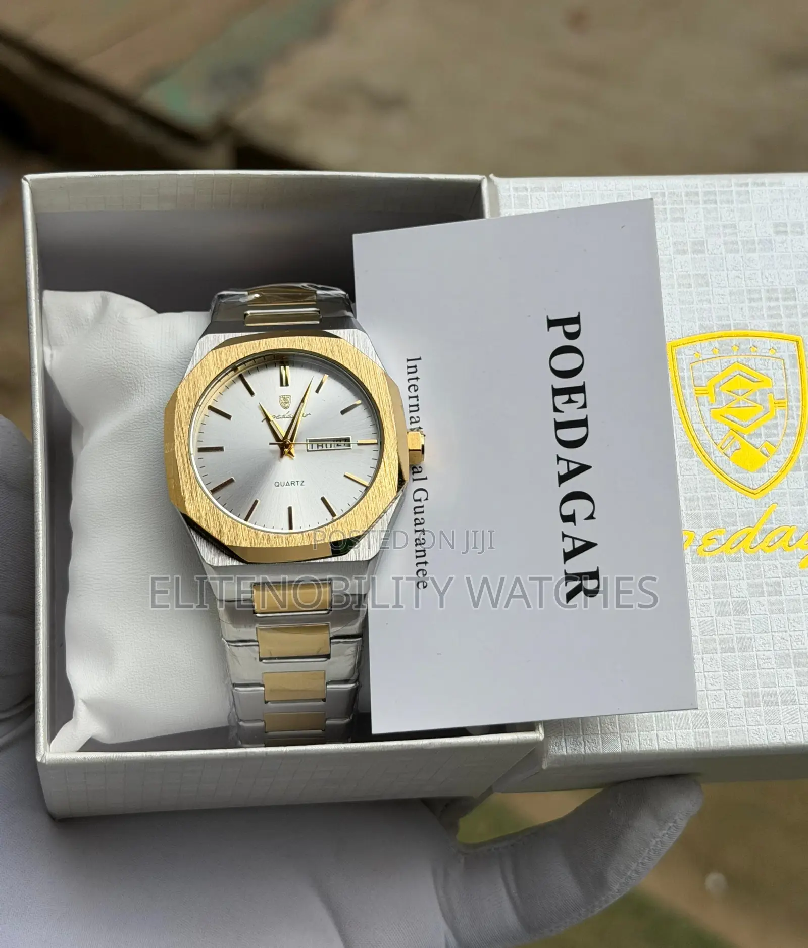 1. Poedagar Luxury Men's Chronograph Watch - Pay on Delivery Lagos