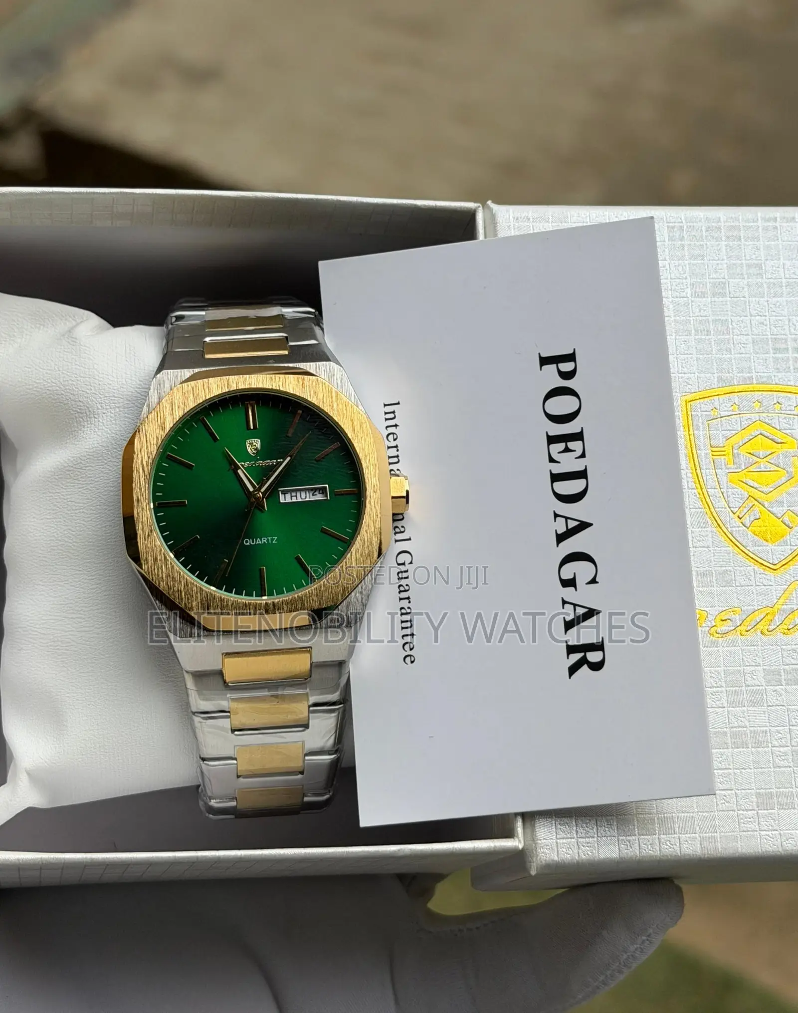 1. Poedagar Luxury Men's Chronograph Watch - Pay on Delivery Lagos