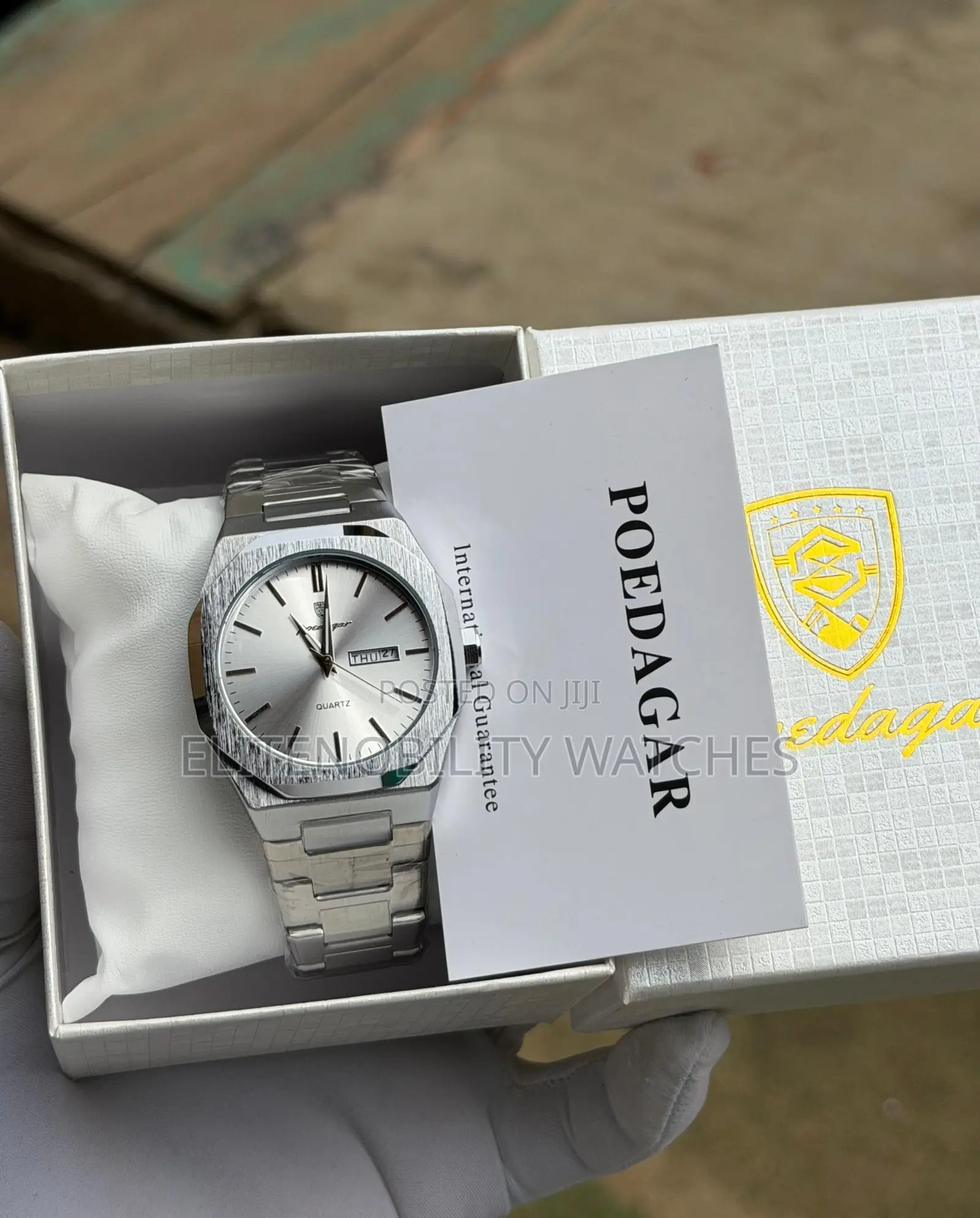 1. Poedagar Luxury Men's Chronograph Watch - Pay on Delivery Lagos