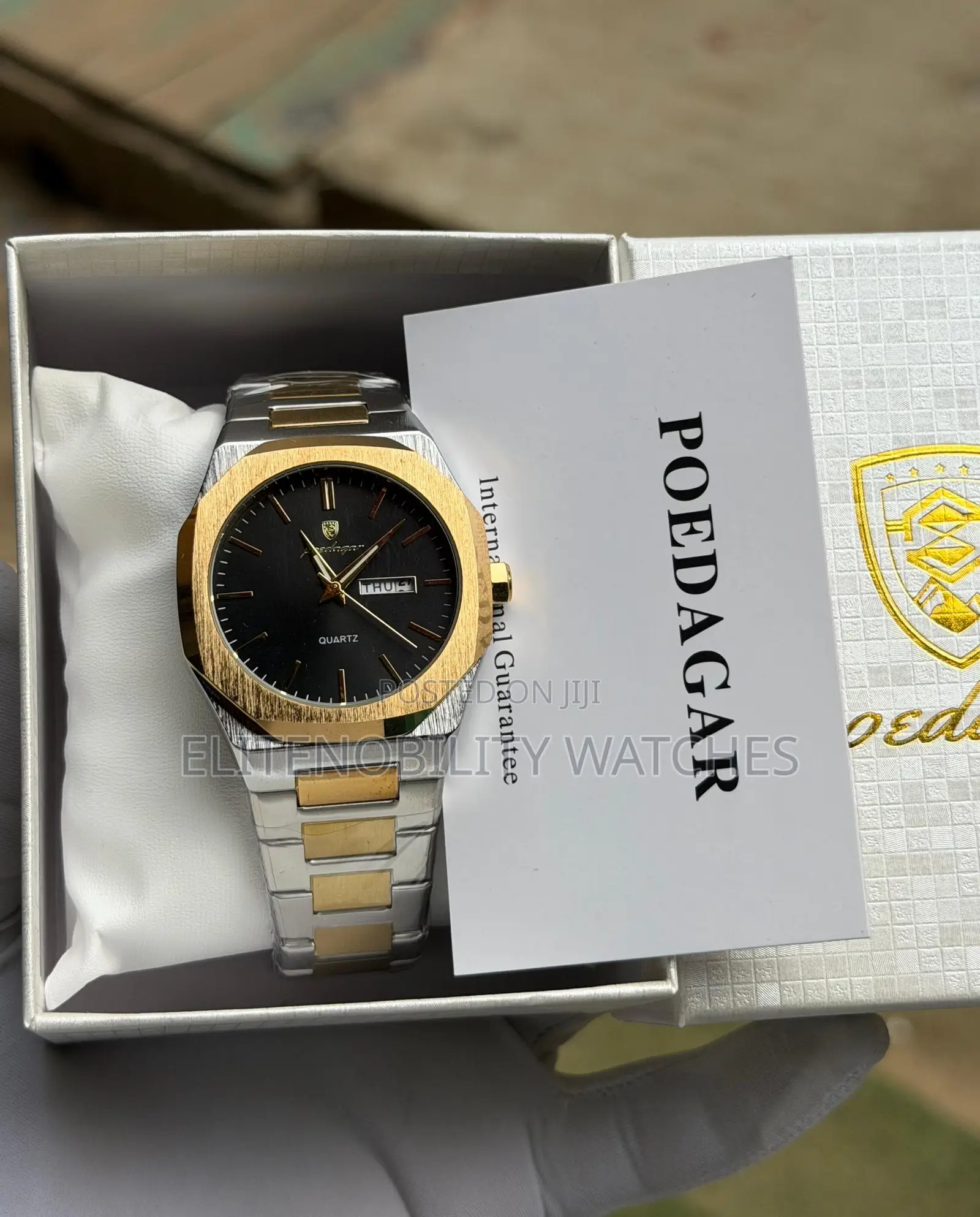 1. Poedagar Luxury Men's Chronograph Watch - Pay on Delivery Lagos
