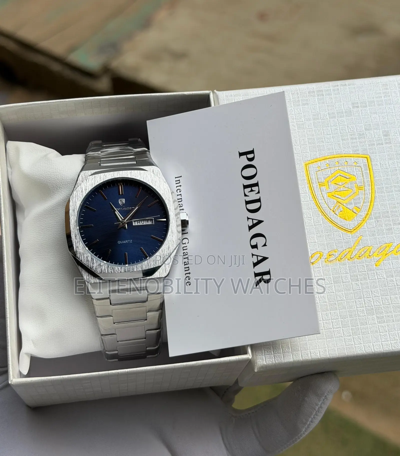 1. Poedagar Luxury Men's Chronograph Watch - Pay on Delivery Lagos