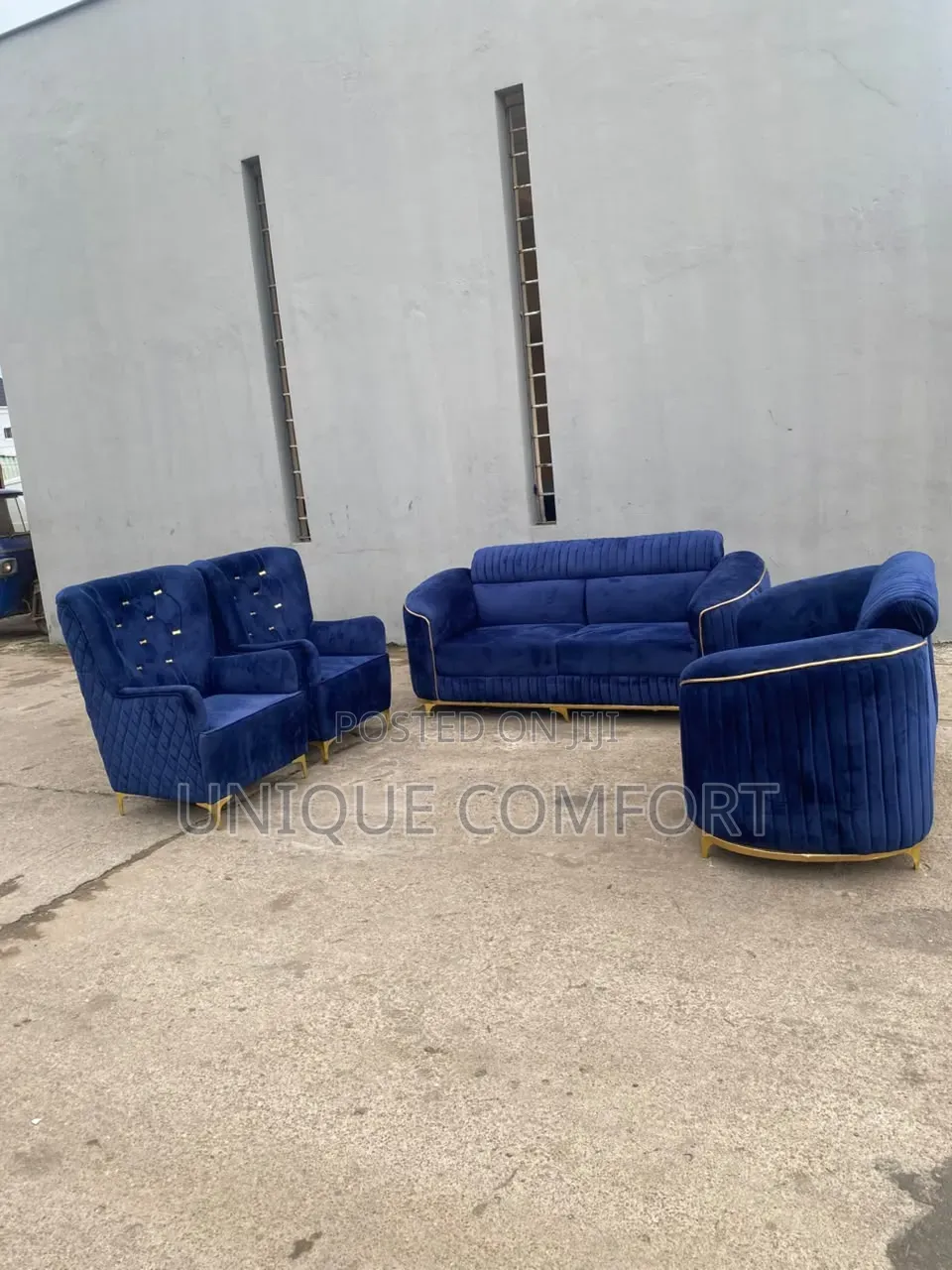 Brand New Top Quality 7 Seaters Full Padded Luxury Sofa Set (3,2,1,1)