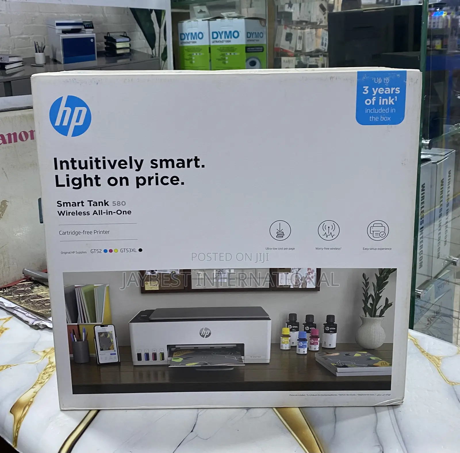 Hp Smart Tank 580 All in One Print, Scan, Copy Wireless Printer