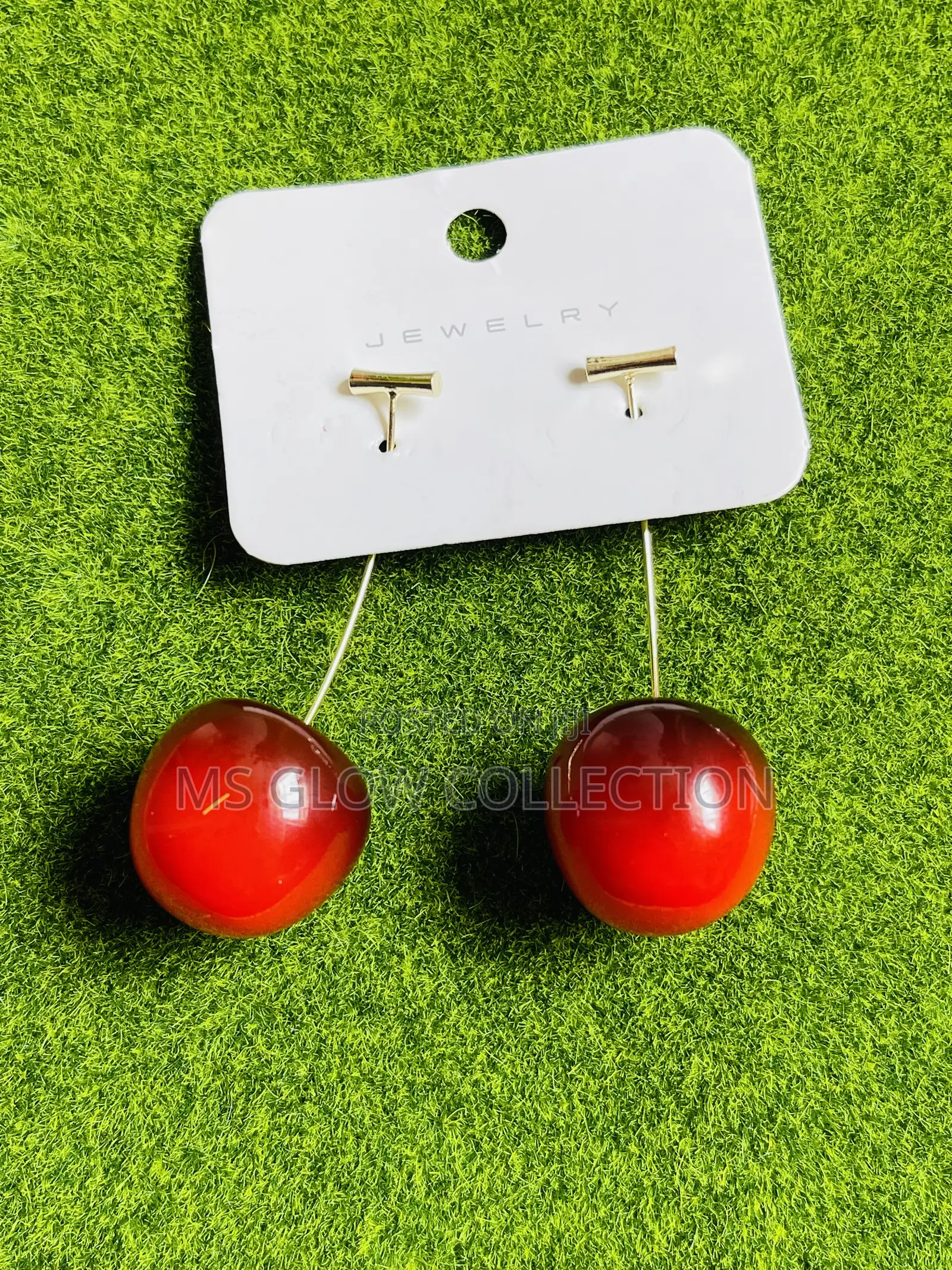 Cherry Dropping Earrings