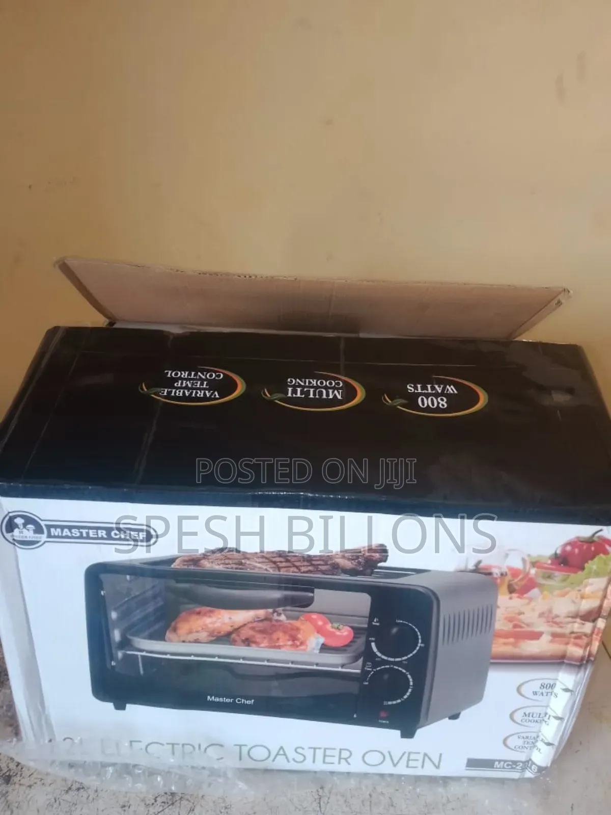 New Master Chef Electric Toaster Oven, Classic Energy Saving 100%