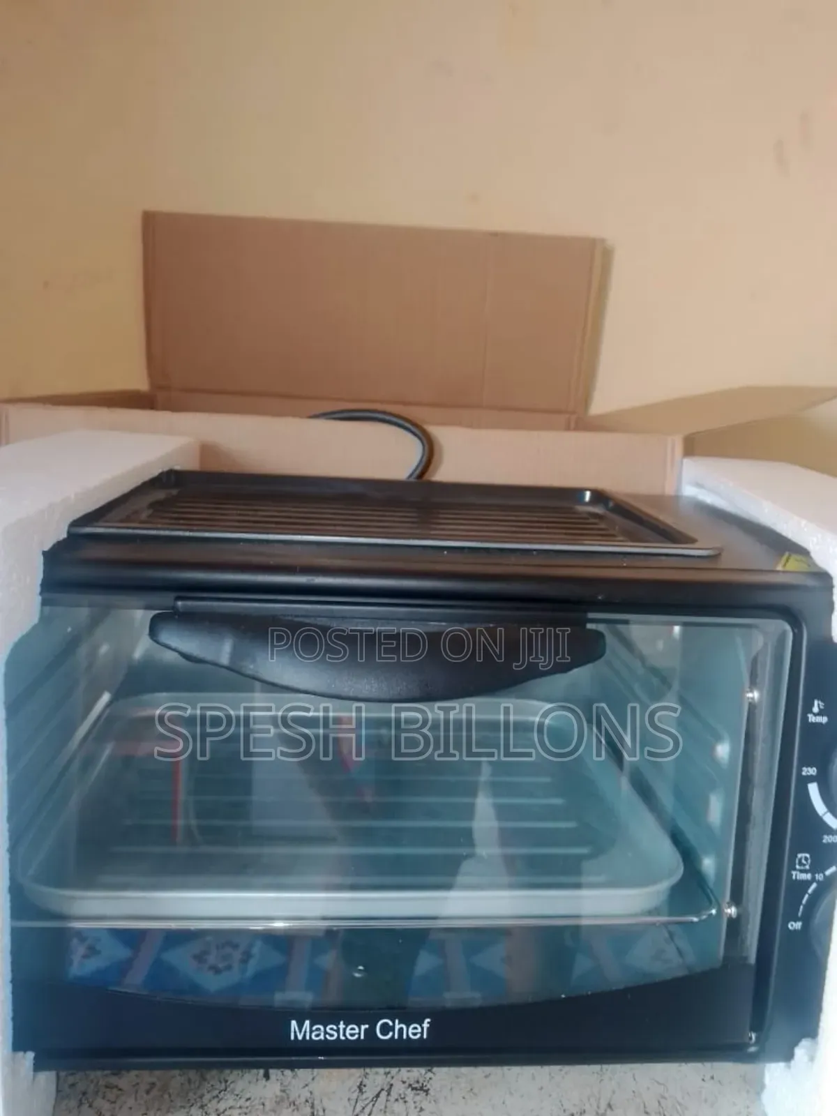 New Master Chef Electric Toaster Oven, Classic Energy Saving 100%