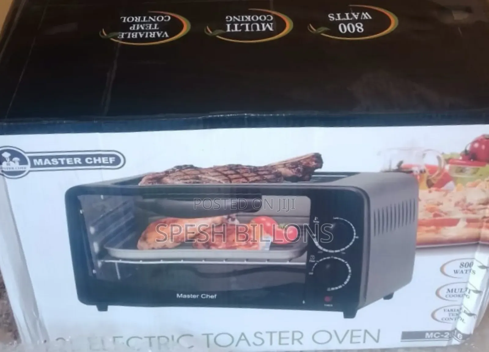 New Master Chef Electric Toaster Oven, Classic Energy Saving 100%