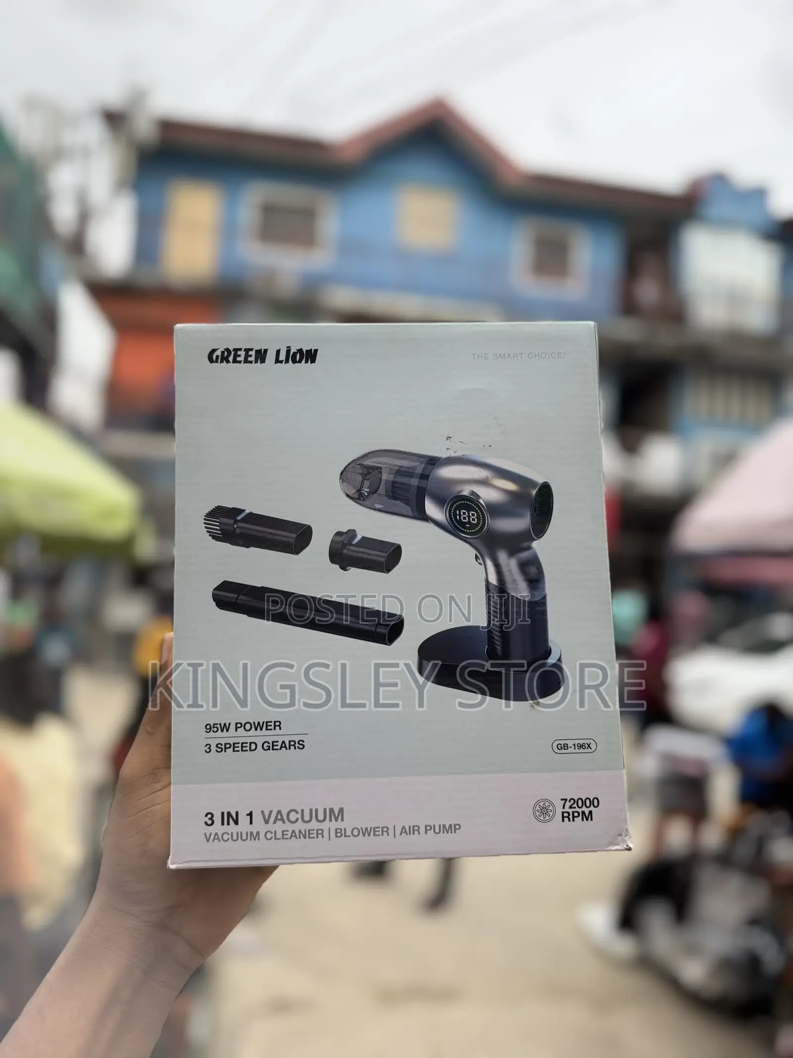 Green Lion 3 in 1 Vacuum Blower - Silver