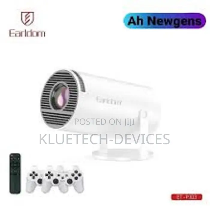 Earldom Pj03 Projector 2-in-1 Portable Gaming and Movie Projector.