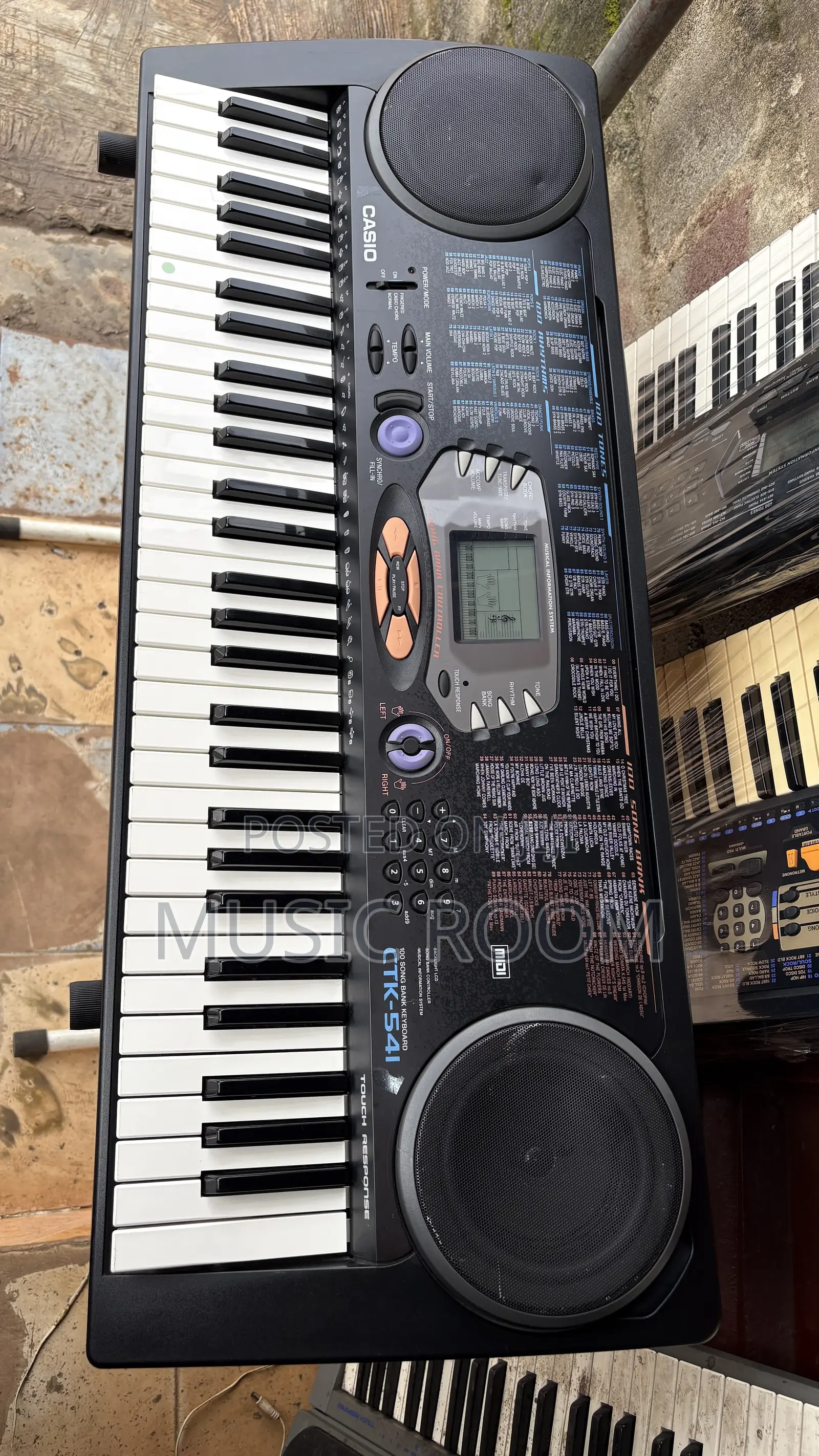 Standard 5 Octaves Casio CTK 541 Keyboard With Adapter