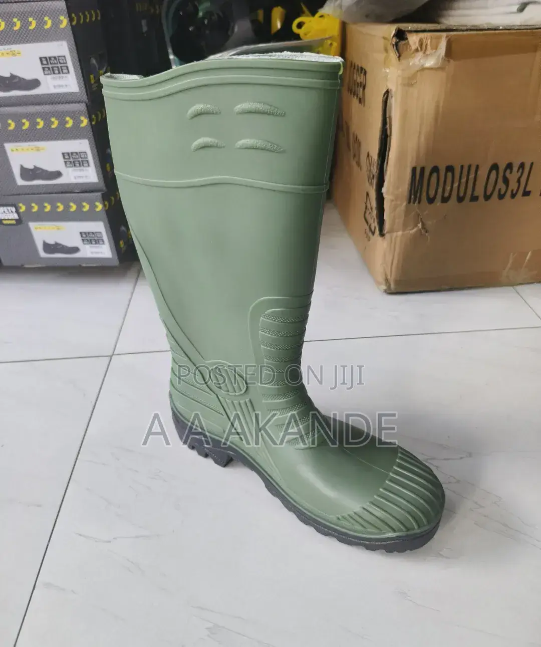 Trucker Safety Rain Boots