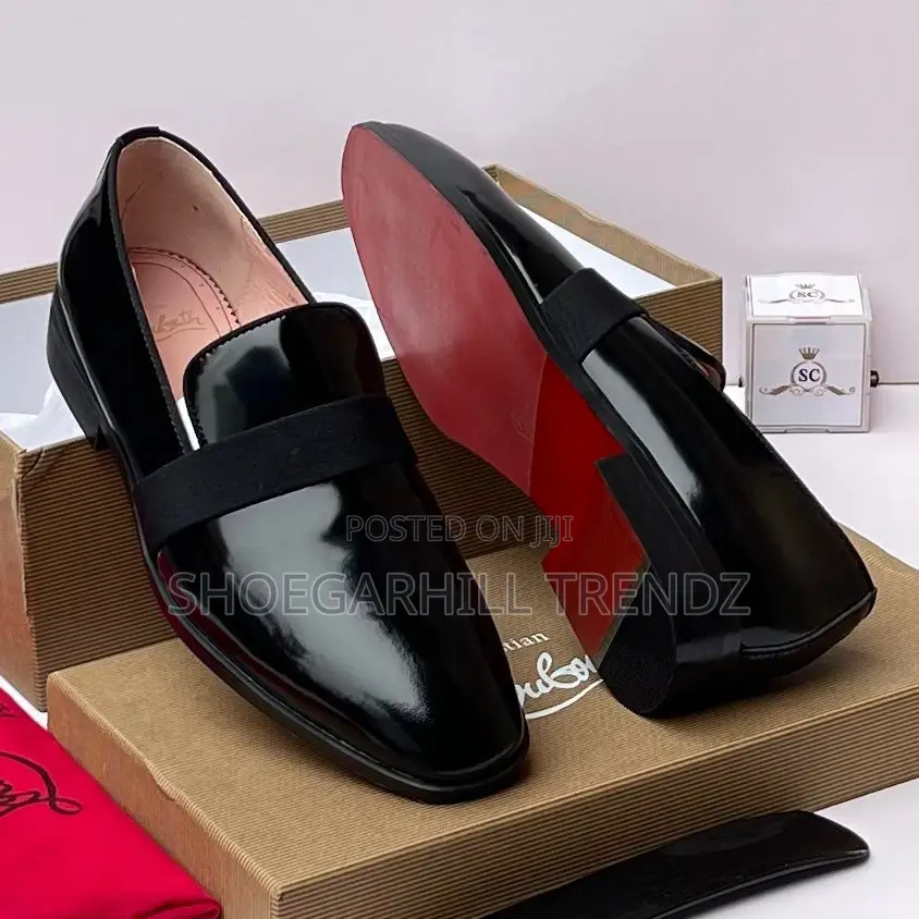Cl Executive Patent Leather Loafers – Luxury Edition, for Men