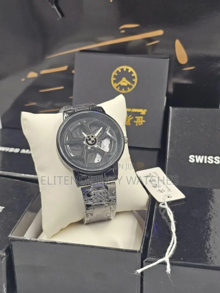3d Spinning Face Men's Stainless Steel Watch