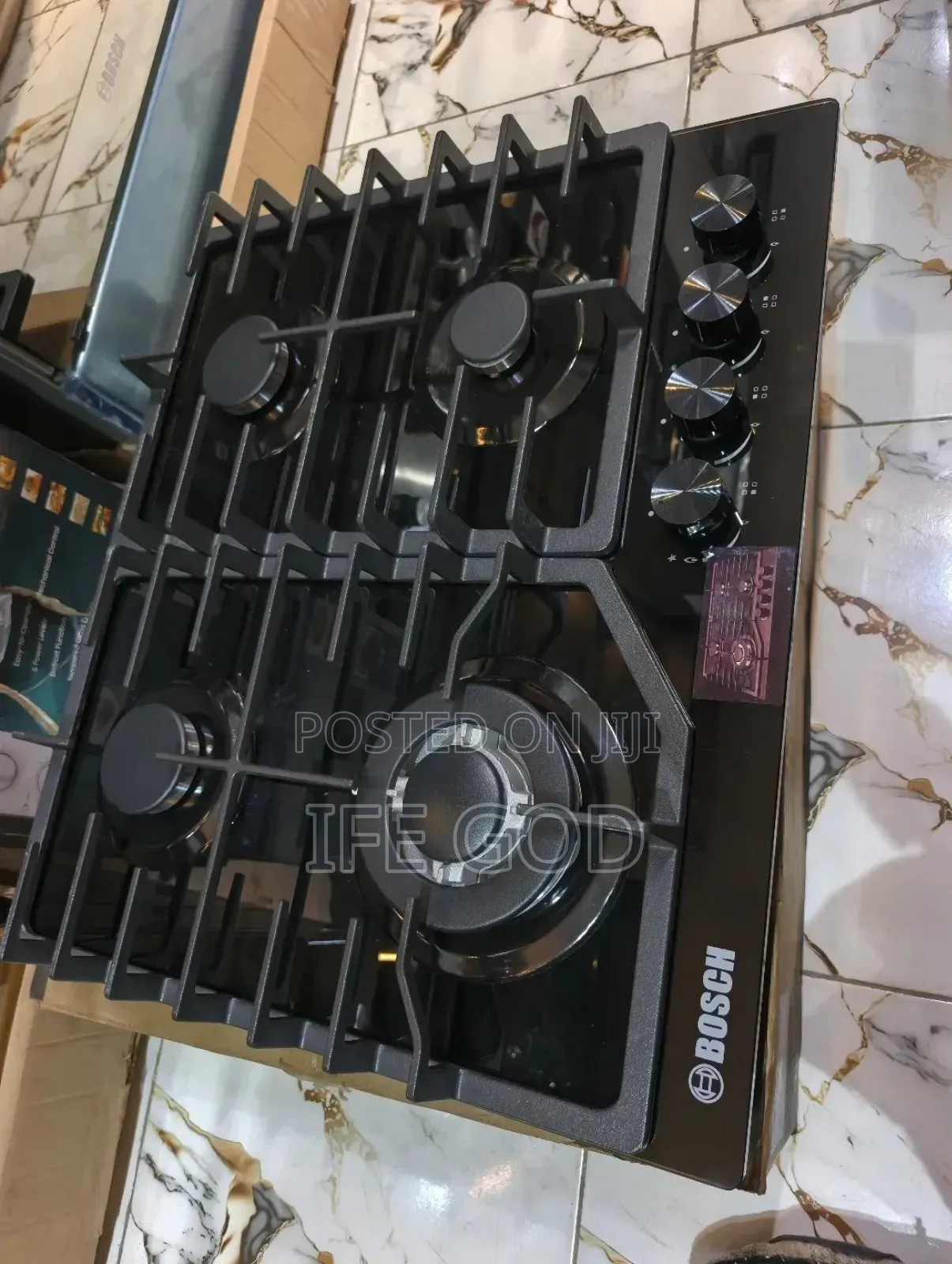 Bosch Built-in Cabinet 60cm 4 Burners Automatic Gas Cooker Hob
