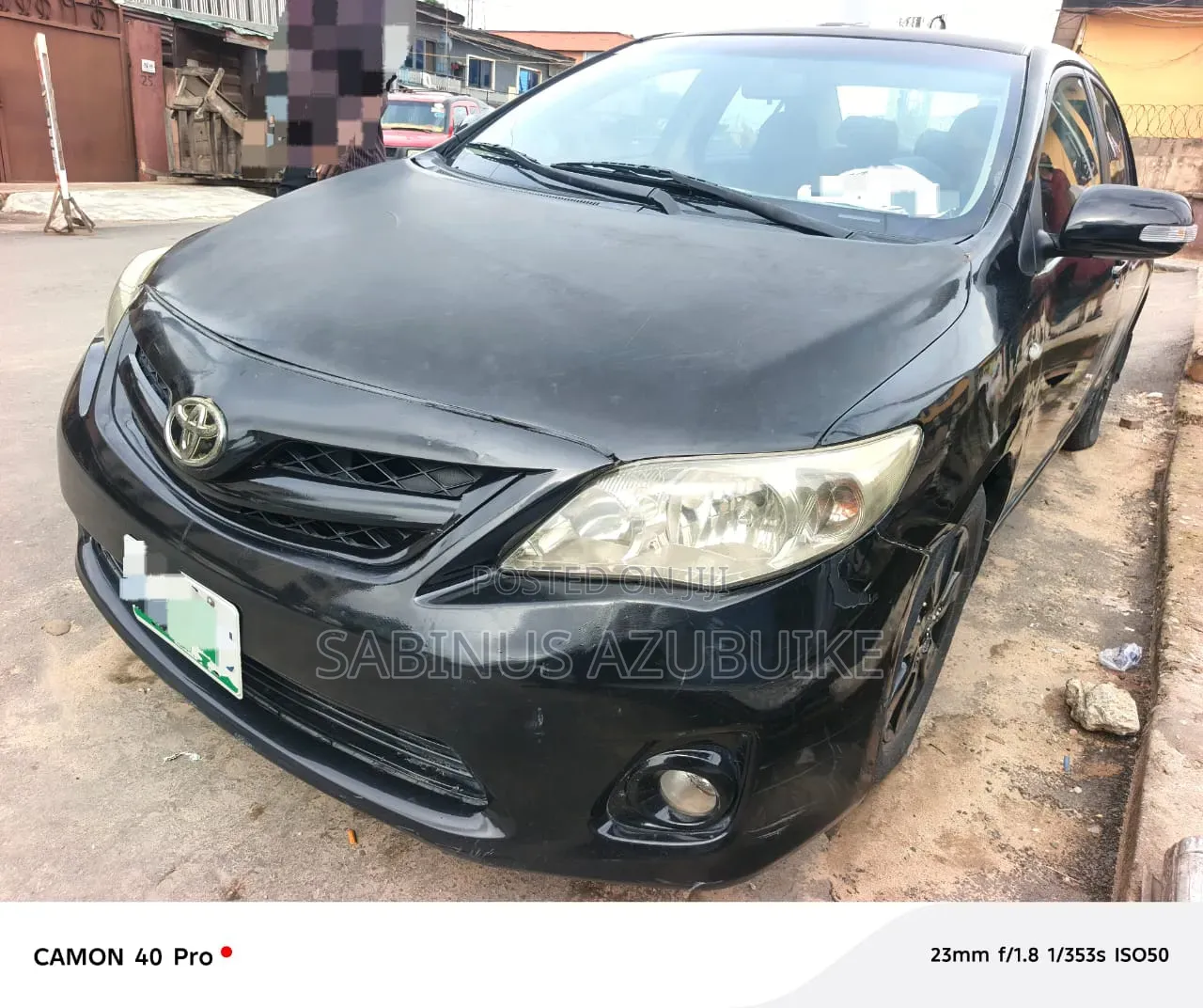 Toyota Corolla 2012 Black
