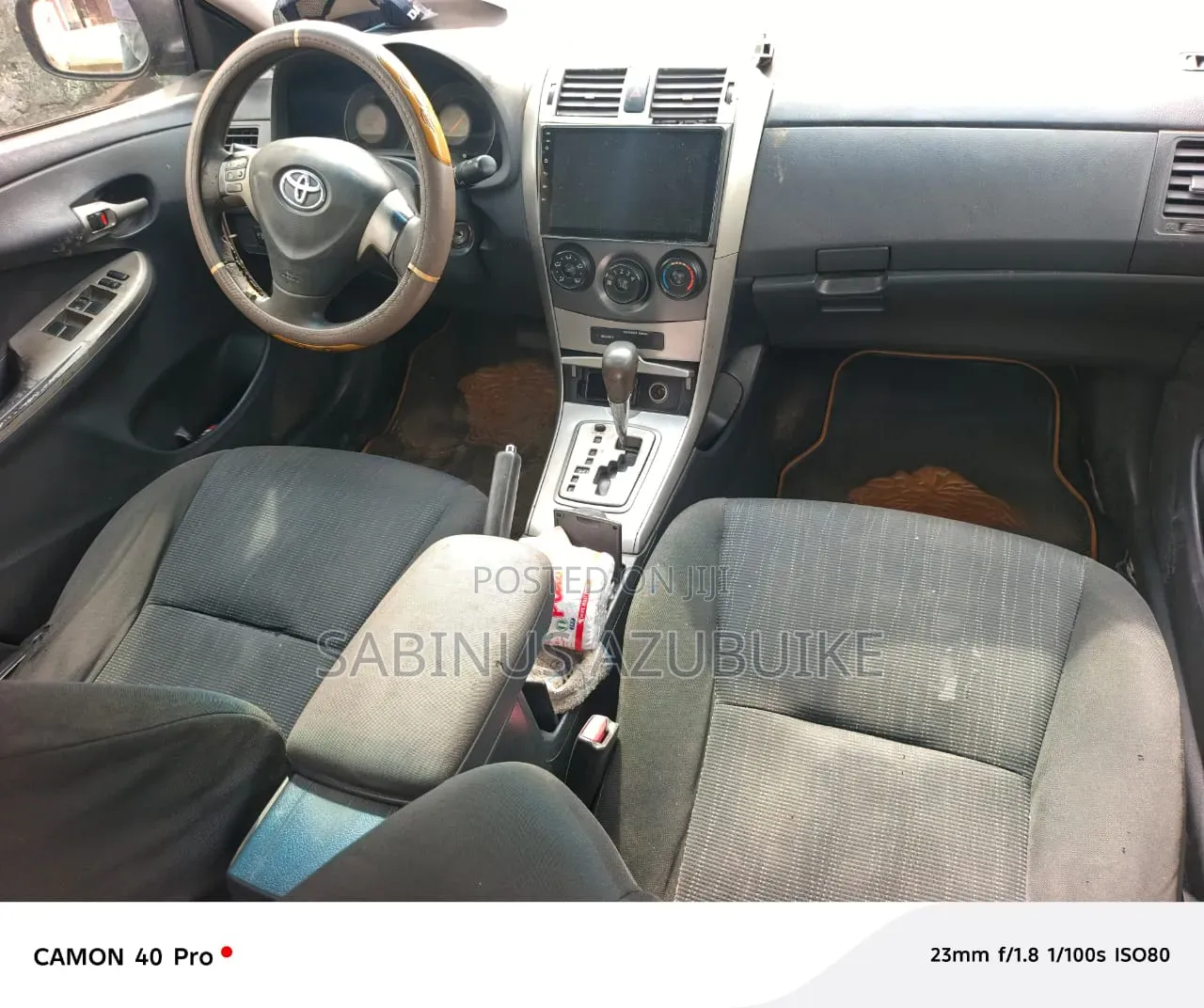 Toyota Corolla 2012 Black
