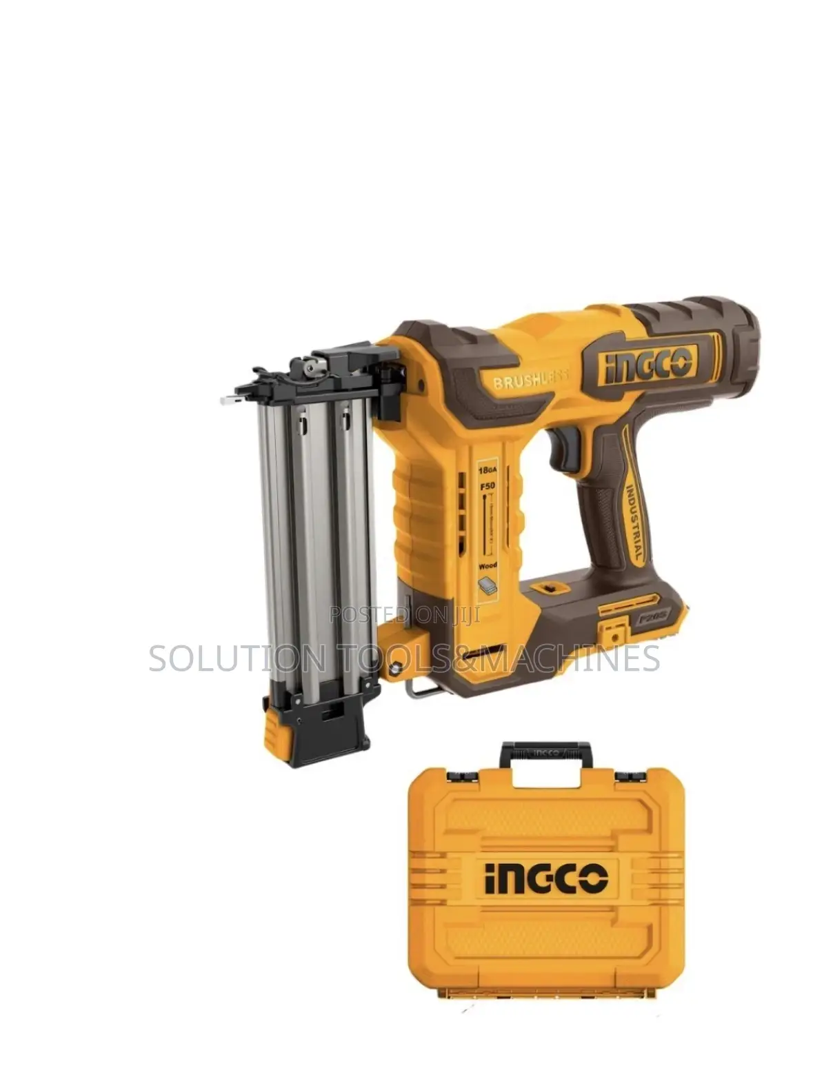 Ingco Li-Ion Cordless Brad Nailer Kit 20v