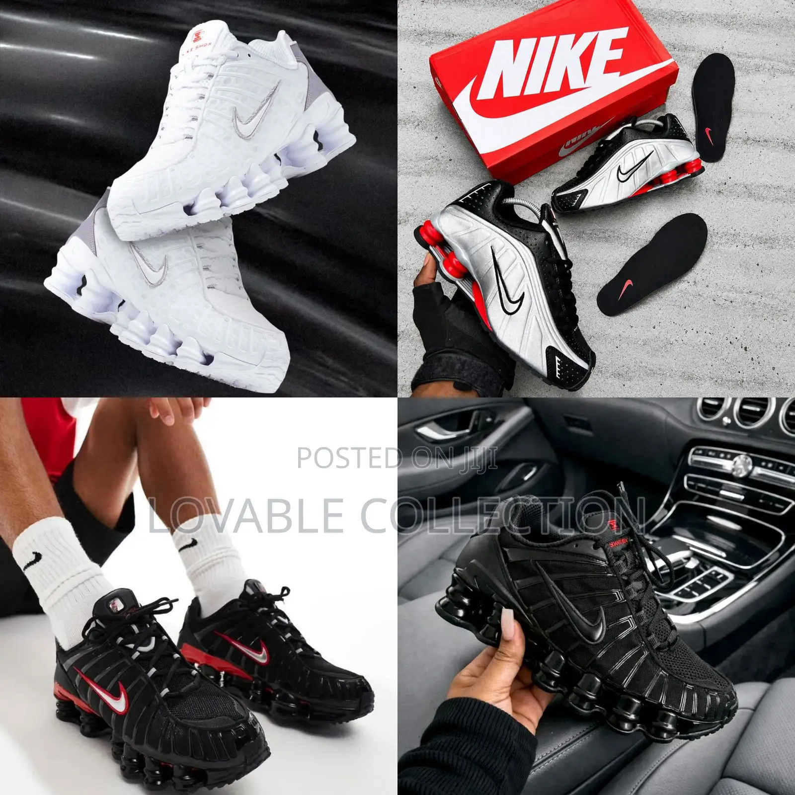 Nike Shox Tl "White Metallic Silver.