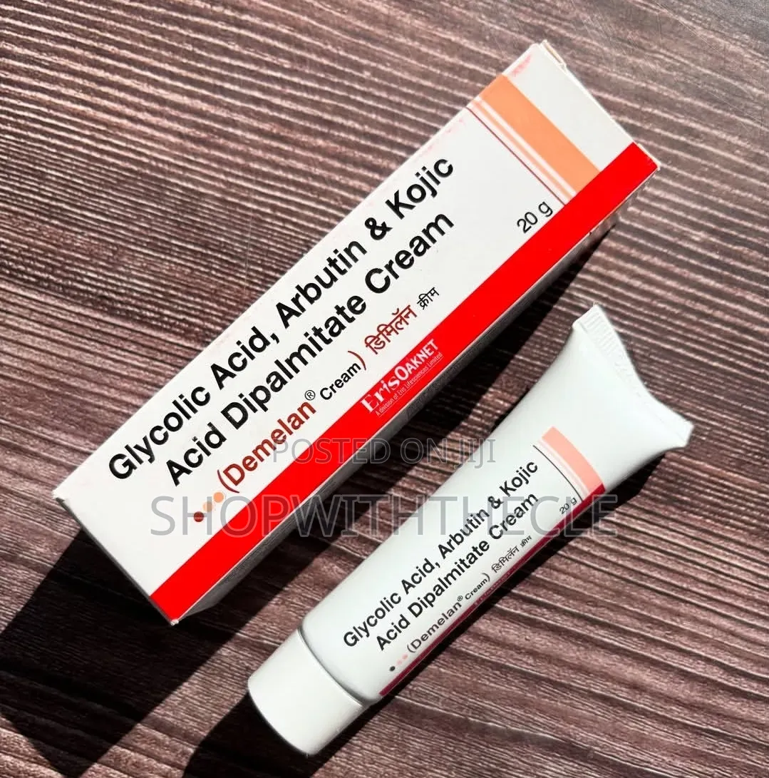 Demelan Glycolic Acid, Arbutin Kojic Acid Cream 20g