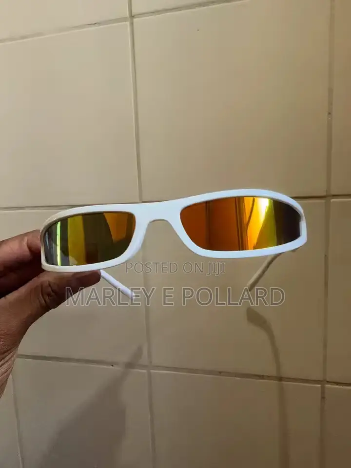 Rainbow Lens Y2k Gcrzy Sunglasses Narrow Frame Glasses