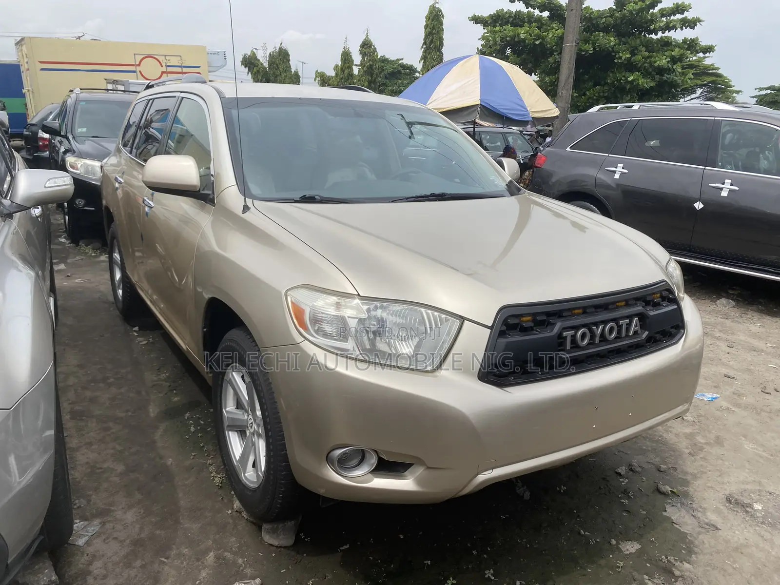 Toyota Highlander Sport 2008 Gold