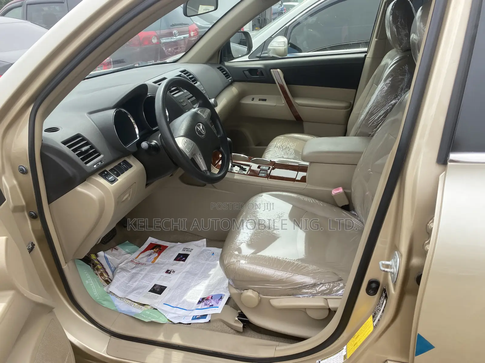 Toyota Highlander Sport 2008 Gold
