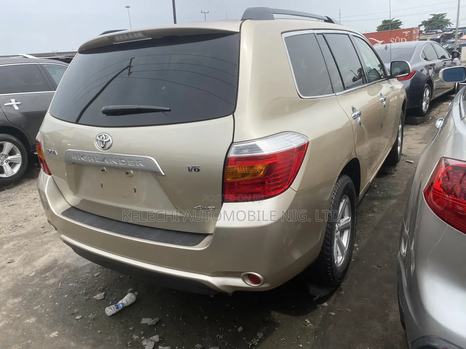 Toyota Highlander Sport 2008 Gold