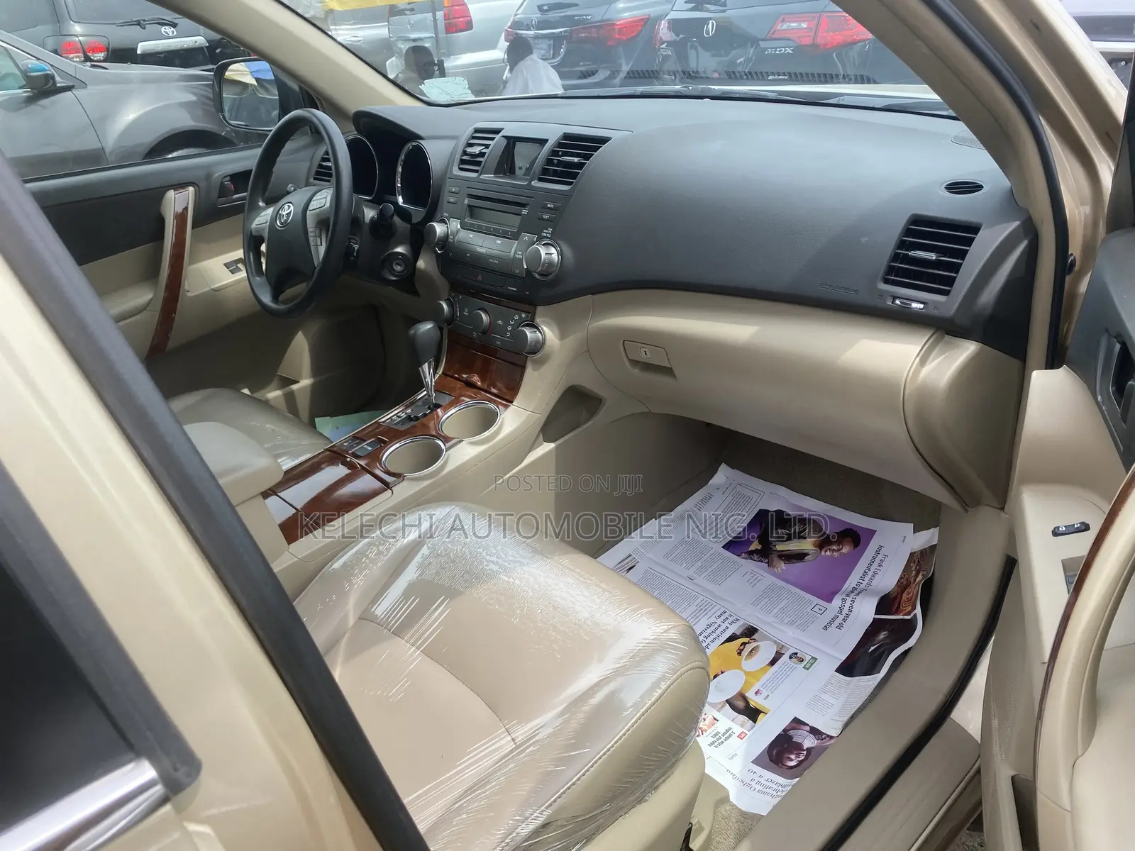Toyota Highlander Sport 2008 Gold