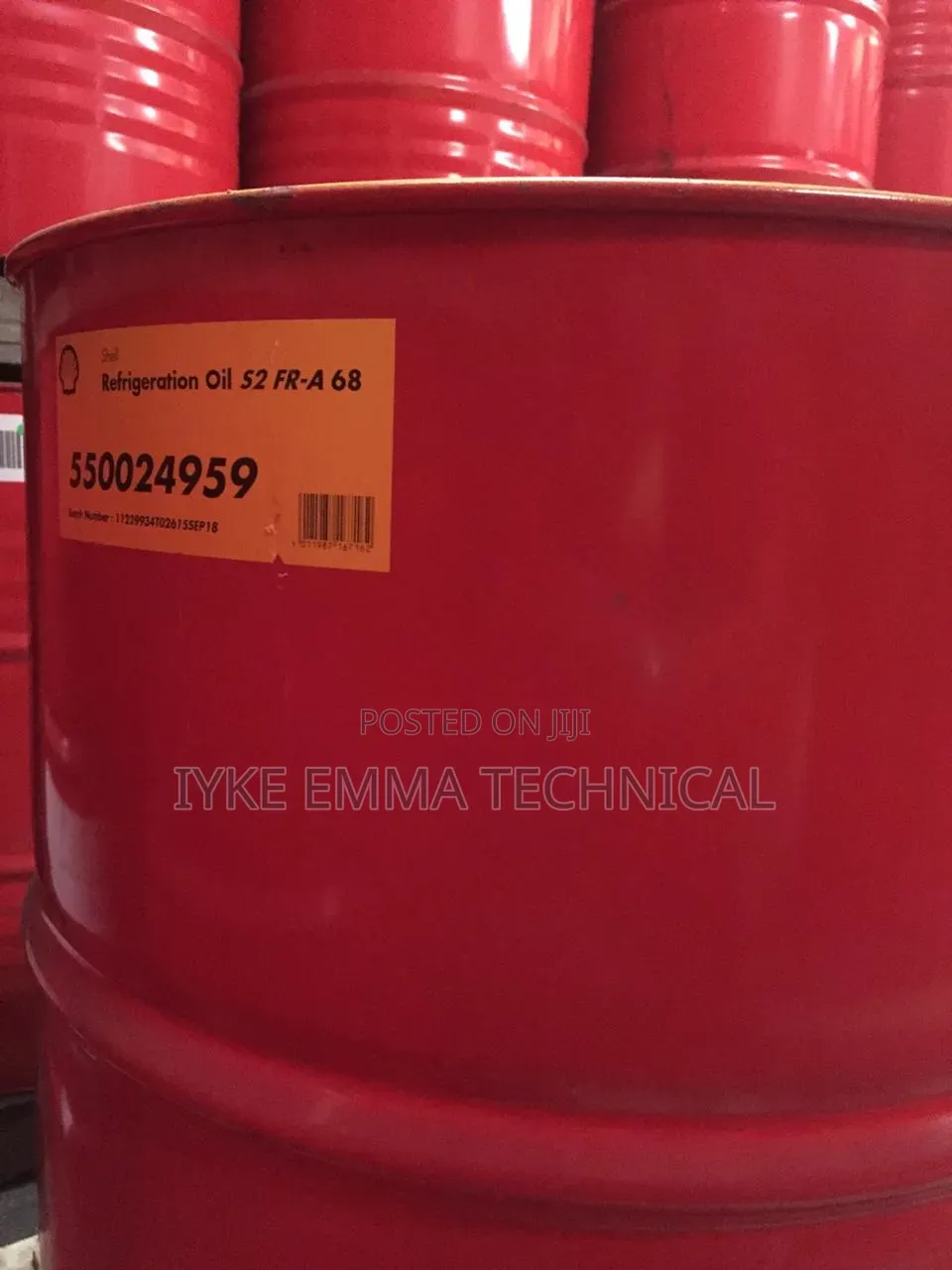 Shell Refrigeration Oil S2 Fr-a 68 209 L (1 Drum)