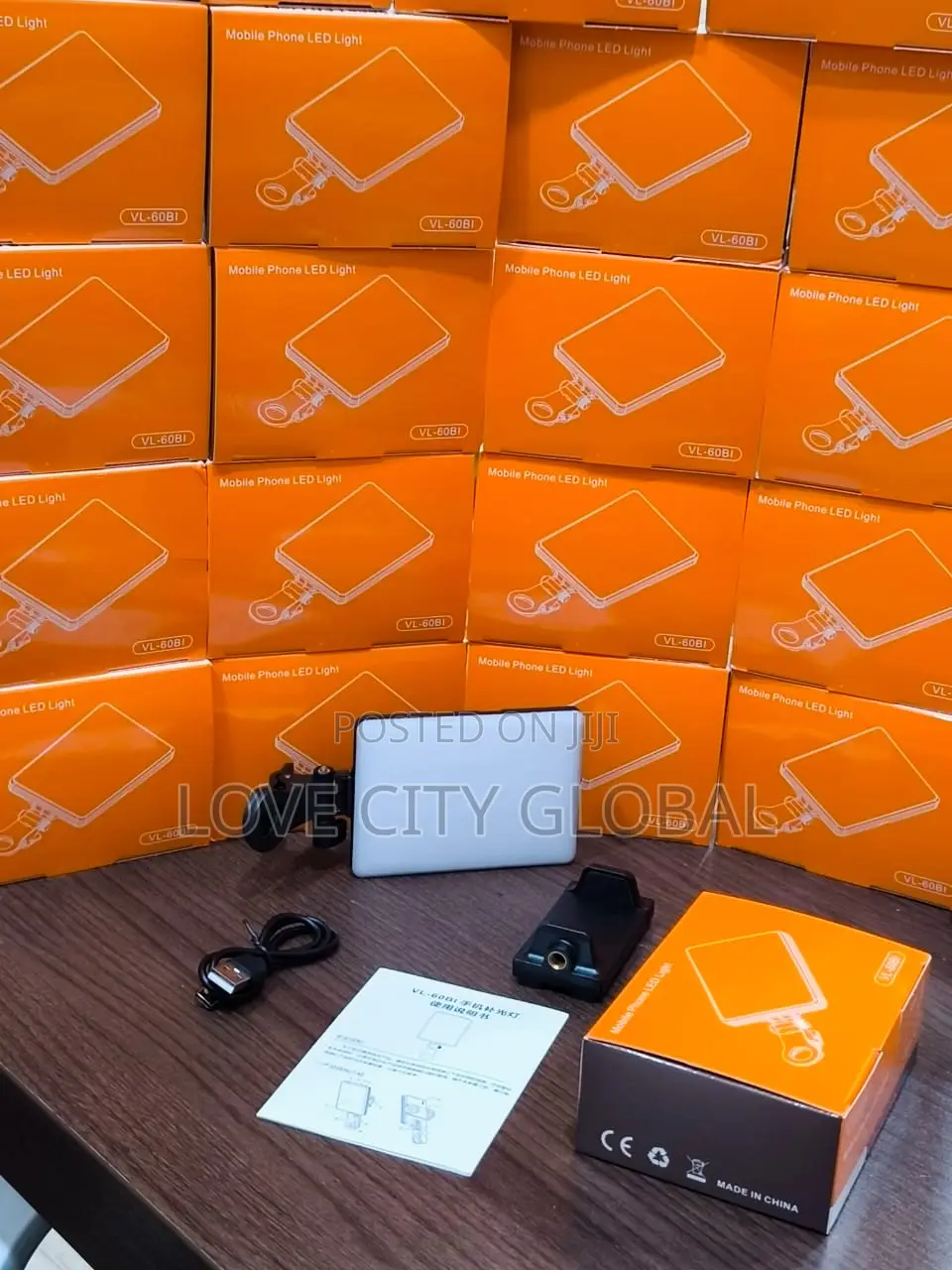 Mobile Phone Led Light Vl-60bi Mobile Rechargeable Content Creator