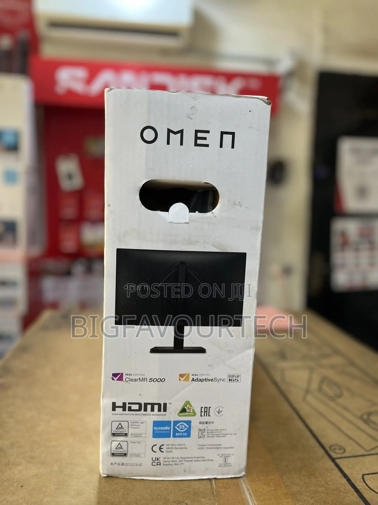 Omen By Hp 23.8 Inches Fhd 165hz Gaming Monitor - Omen 24 (780d9aa)