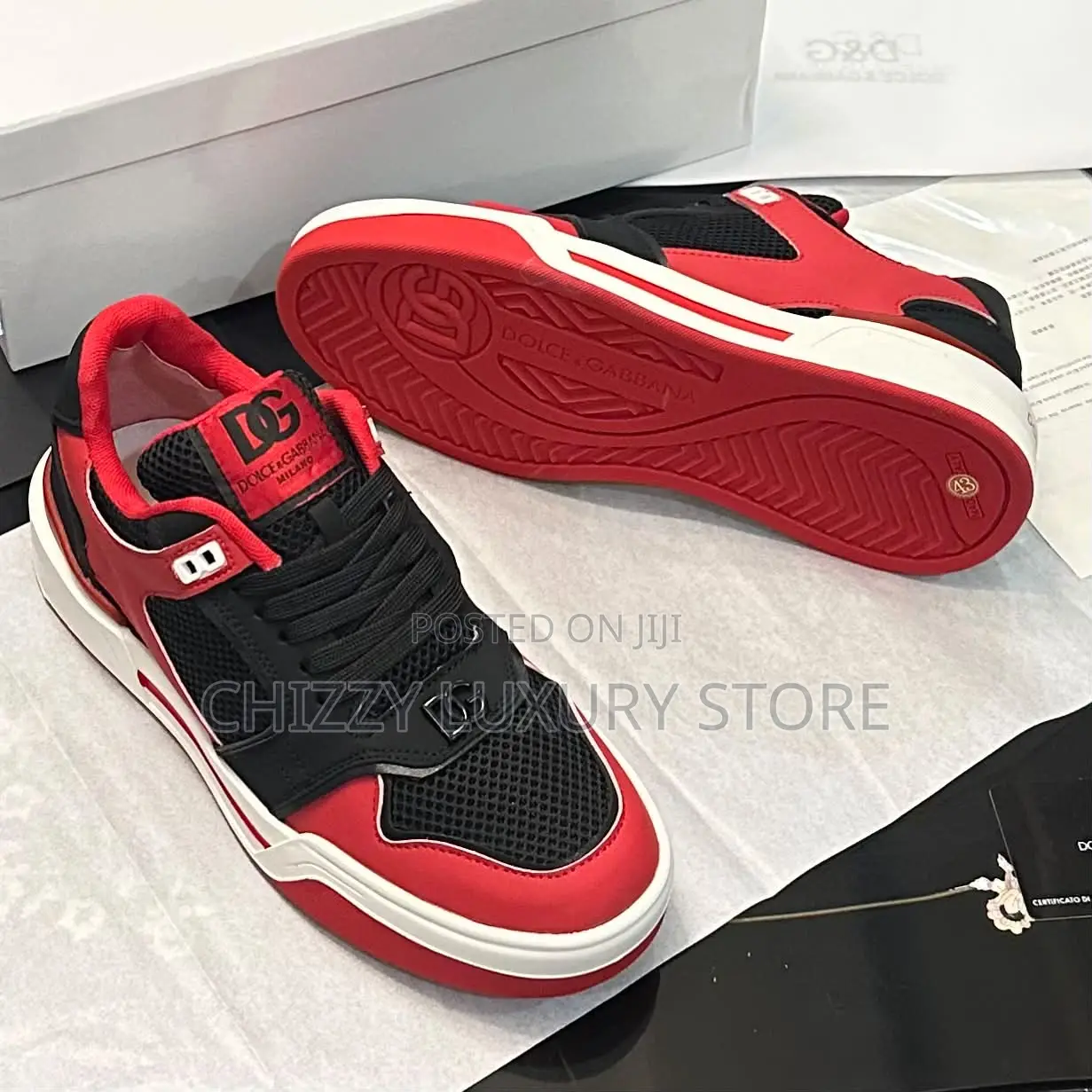 Dolce Gabbana Quality Luxury Men Sneakers