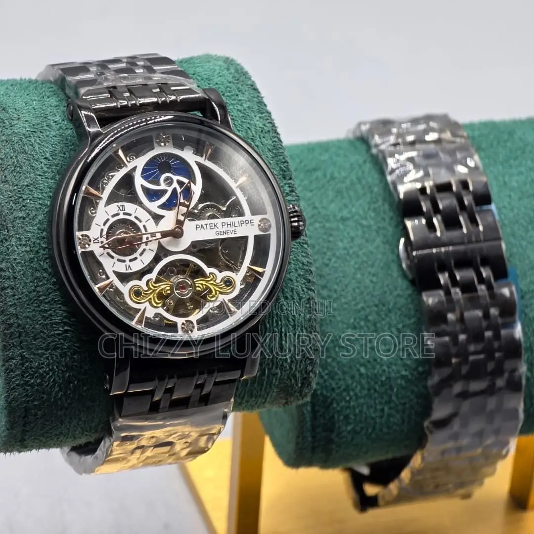 Patek Philippe Quality Luxury Chronograph Automatic Engine Wristwatch