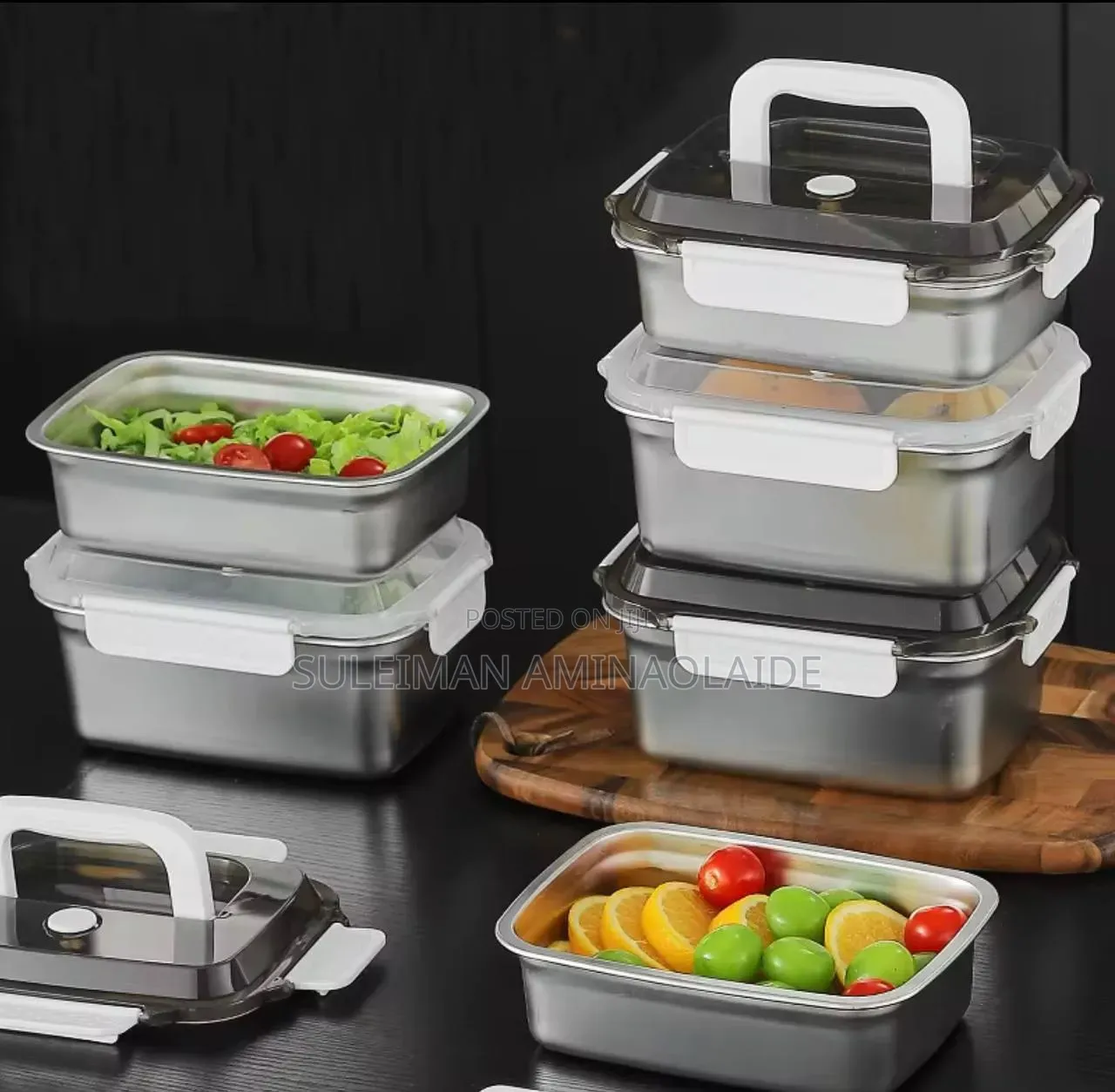 3in1 Stainless Steel Food Box