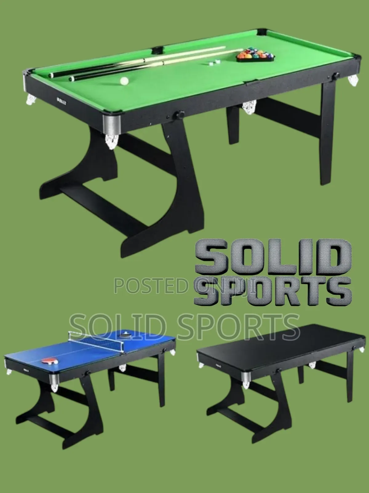 Strong Solid (3 in 1) 6 Fit Snooker
